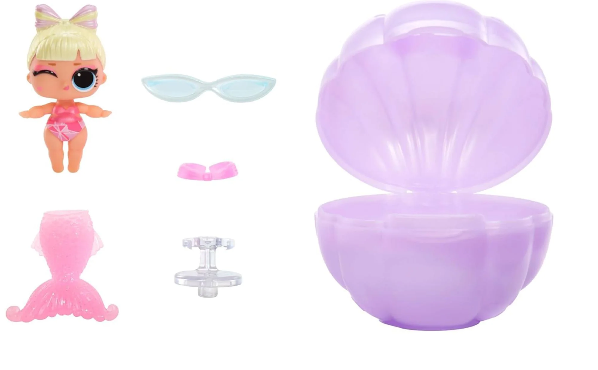 Papusica L.O.L. Surprise! Seria Mermaids, Baby Sisters foto