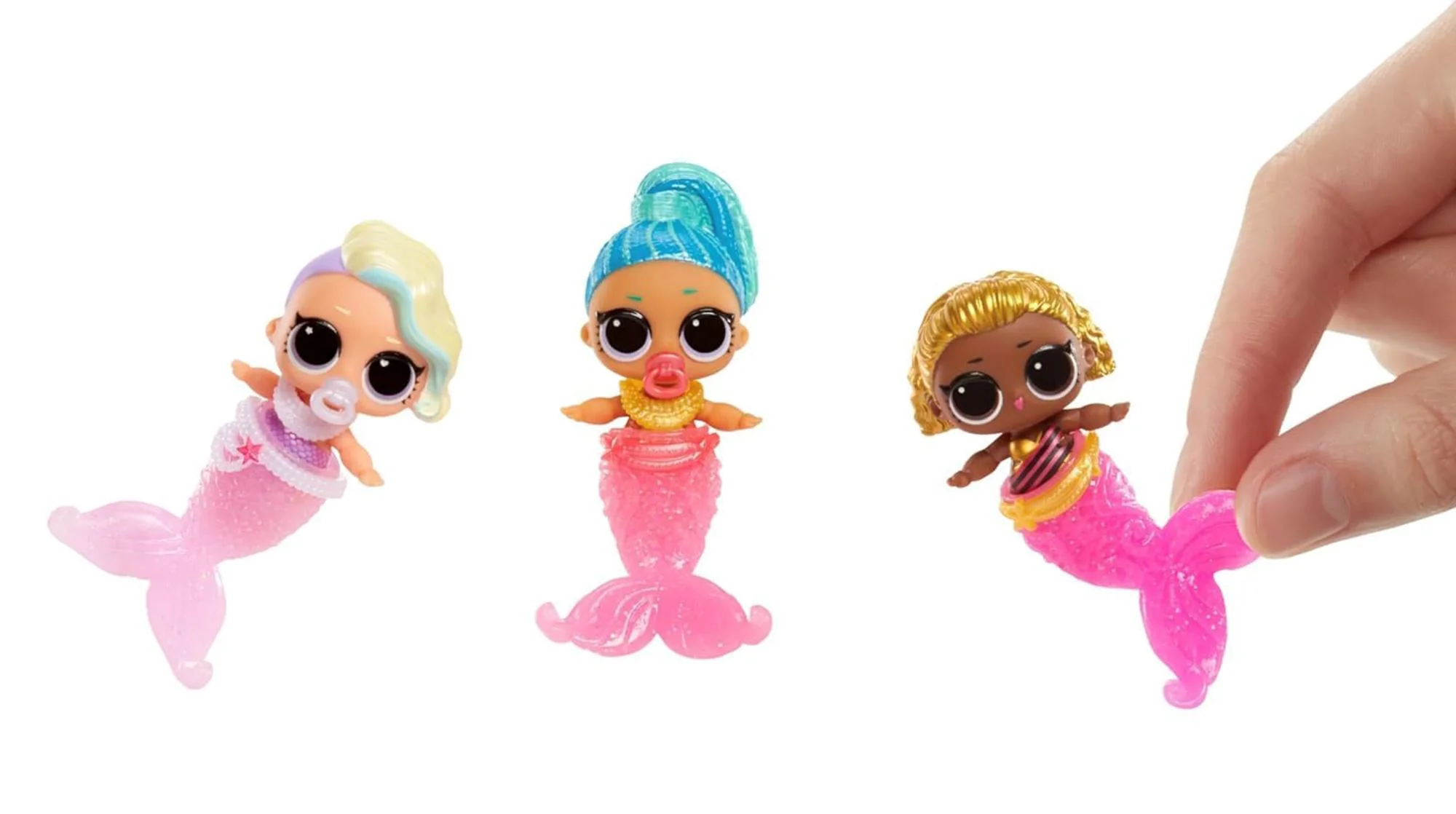 Papusica L.O.L. Surprise! Seria Mermaids, Baby Sisters foto