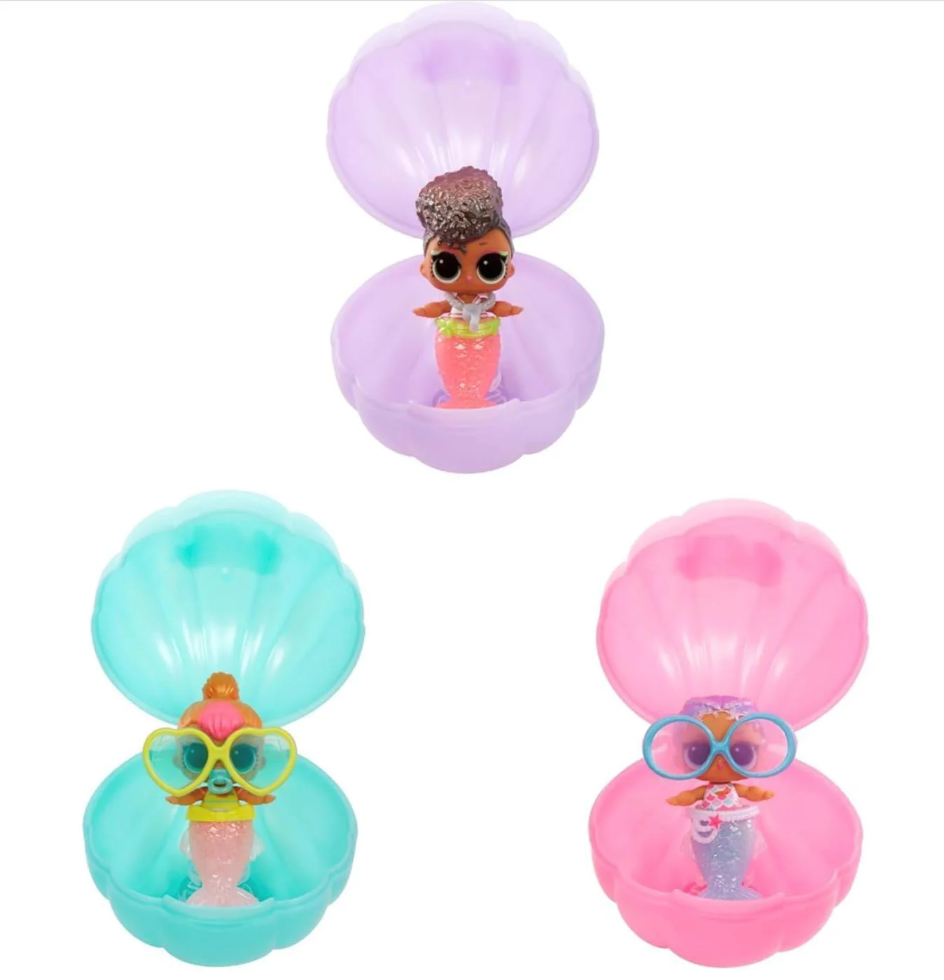 Papusica L.O.L. Surprise! Seria Mermaids, Baby Sisters foto