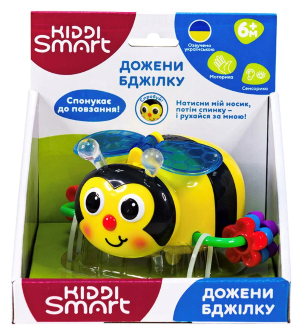 Интерактивная игрушка Kiddi Smart Божья коровка, со звуками и световыми эффектами foto