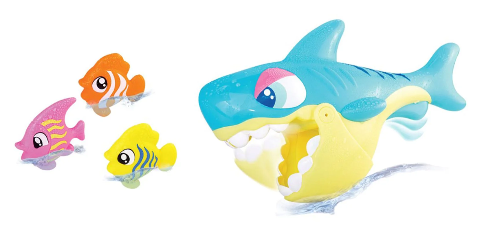 Set de joaca pentru baie Kiddi Smart Aventuri Marine, 4 el. foto