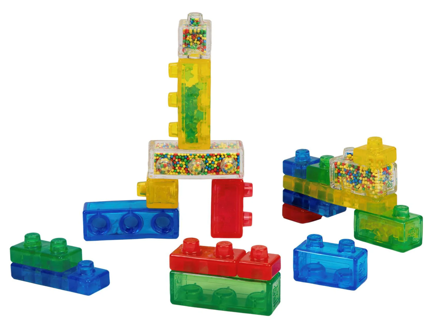 Set de constructie Jelly Blox cu blocuri senzoriale, Creative Kit, 20 el. foto