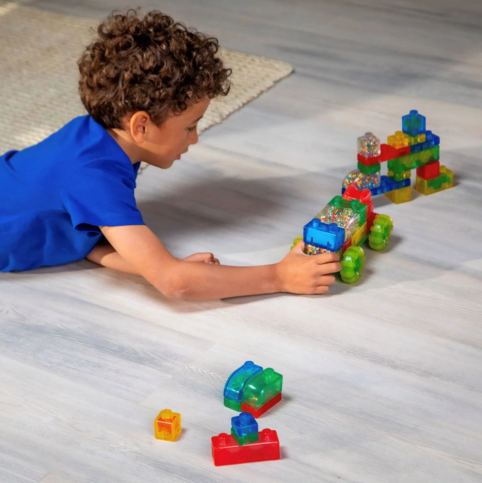 Set de constructie Jelly Blox cu blocuri senzoriale, Starter Pack, 11 el. foto