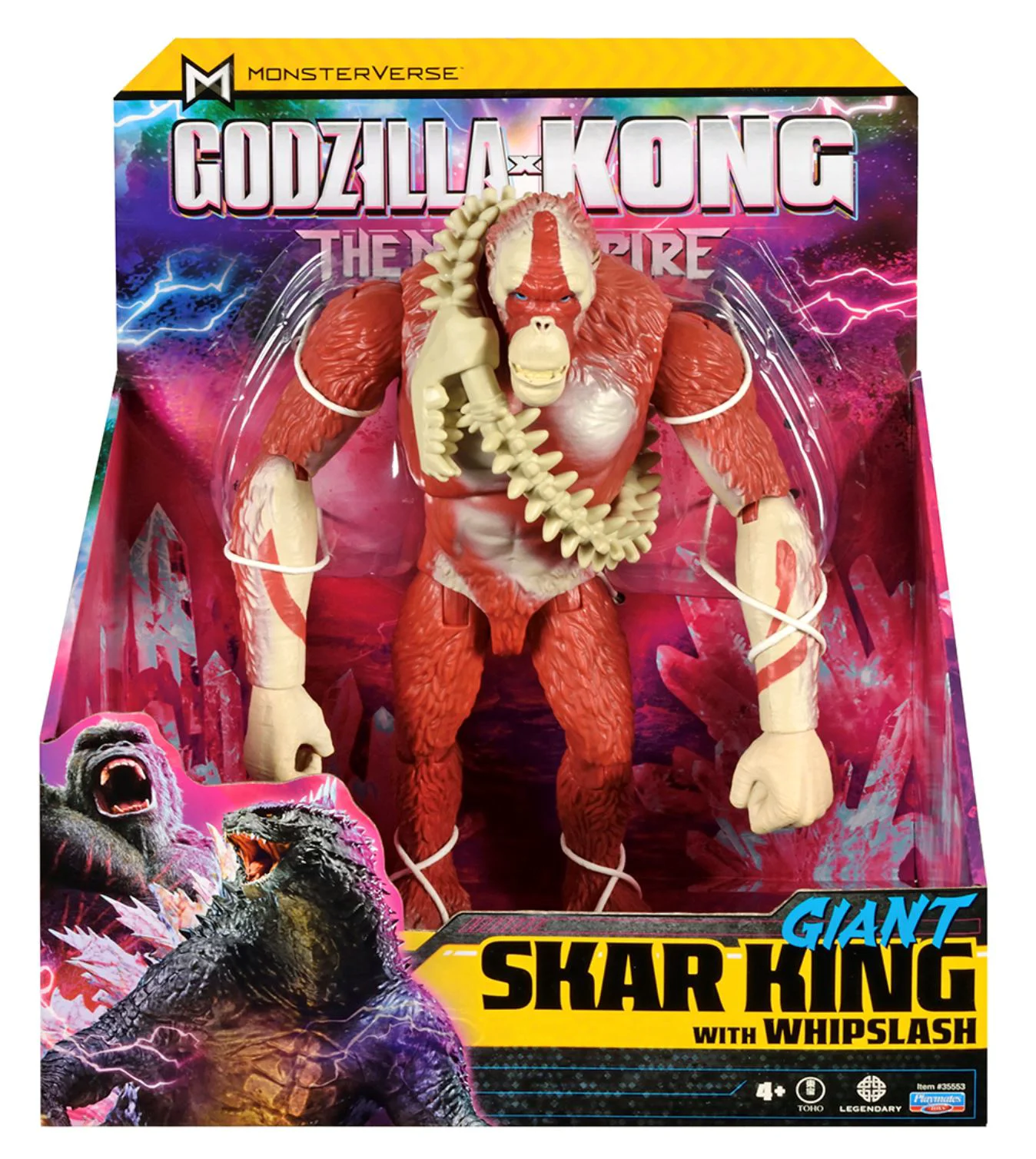 Figurina Godzilla vs. Kong Skar King cu articulatii, 28 cm foto