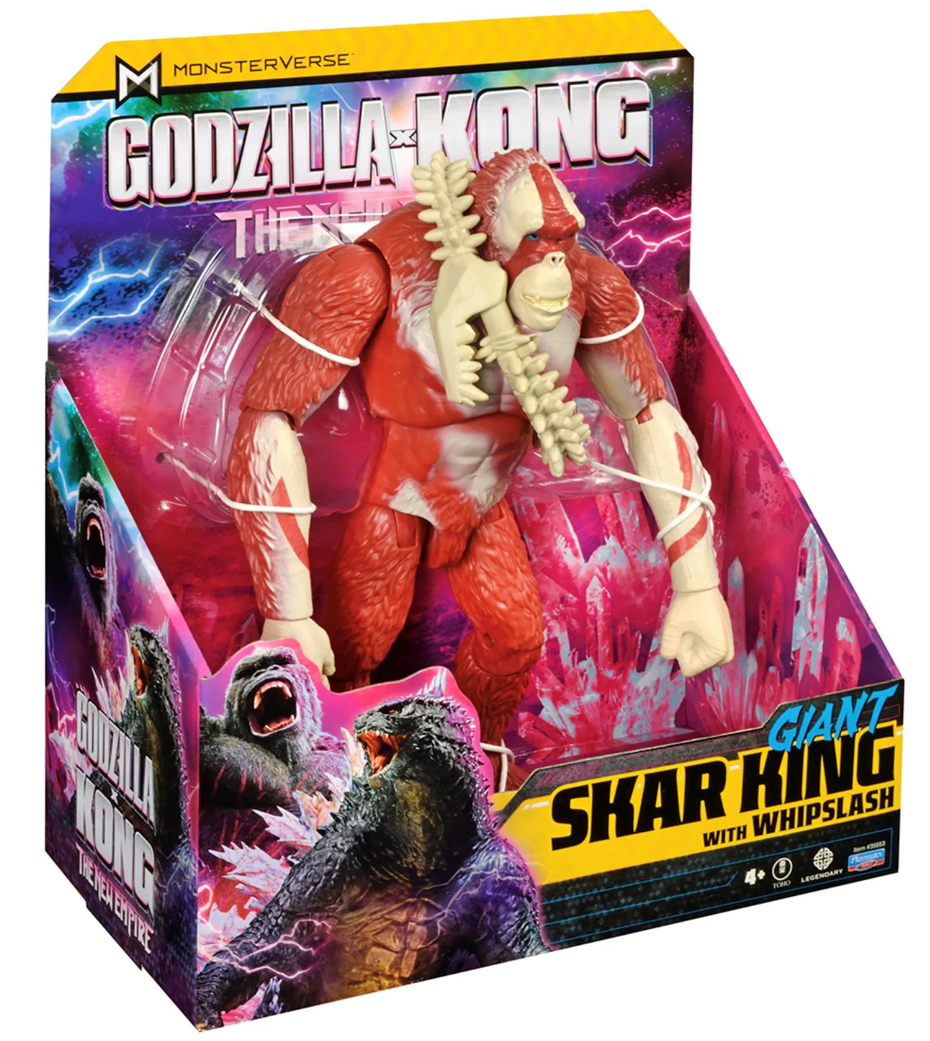 Figurina Godzilla vs. Kong Skar King cu articulatii, 28 cm foto