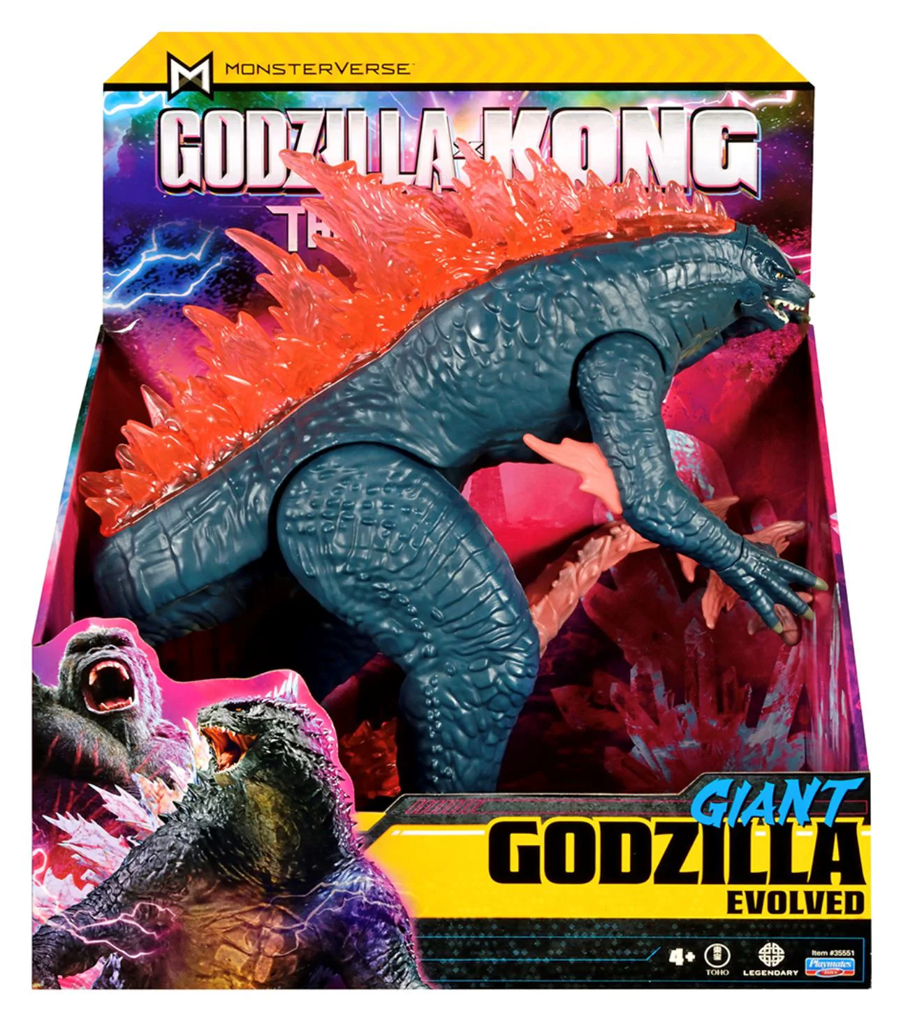 Figurina Godzilla vs. Kong Godzilla cu articulatii, 28 cm foto