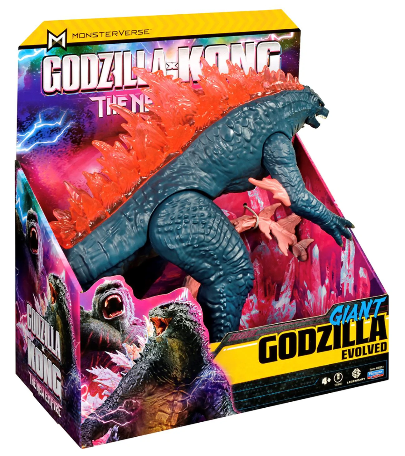 Figurina Godzilla vs. Kong Godzilla cu articulatii, 28 cm foto