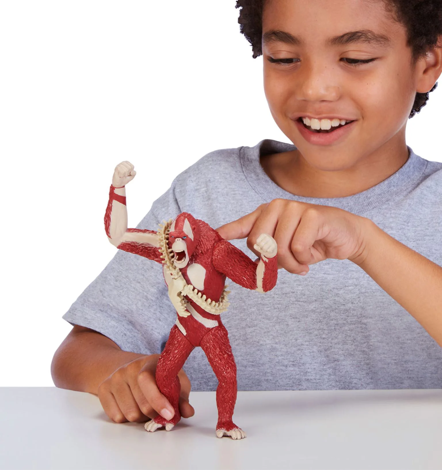 Figurina Godzilla vs. Kong Skar King cu articulatii si sunete, 18 cm foto