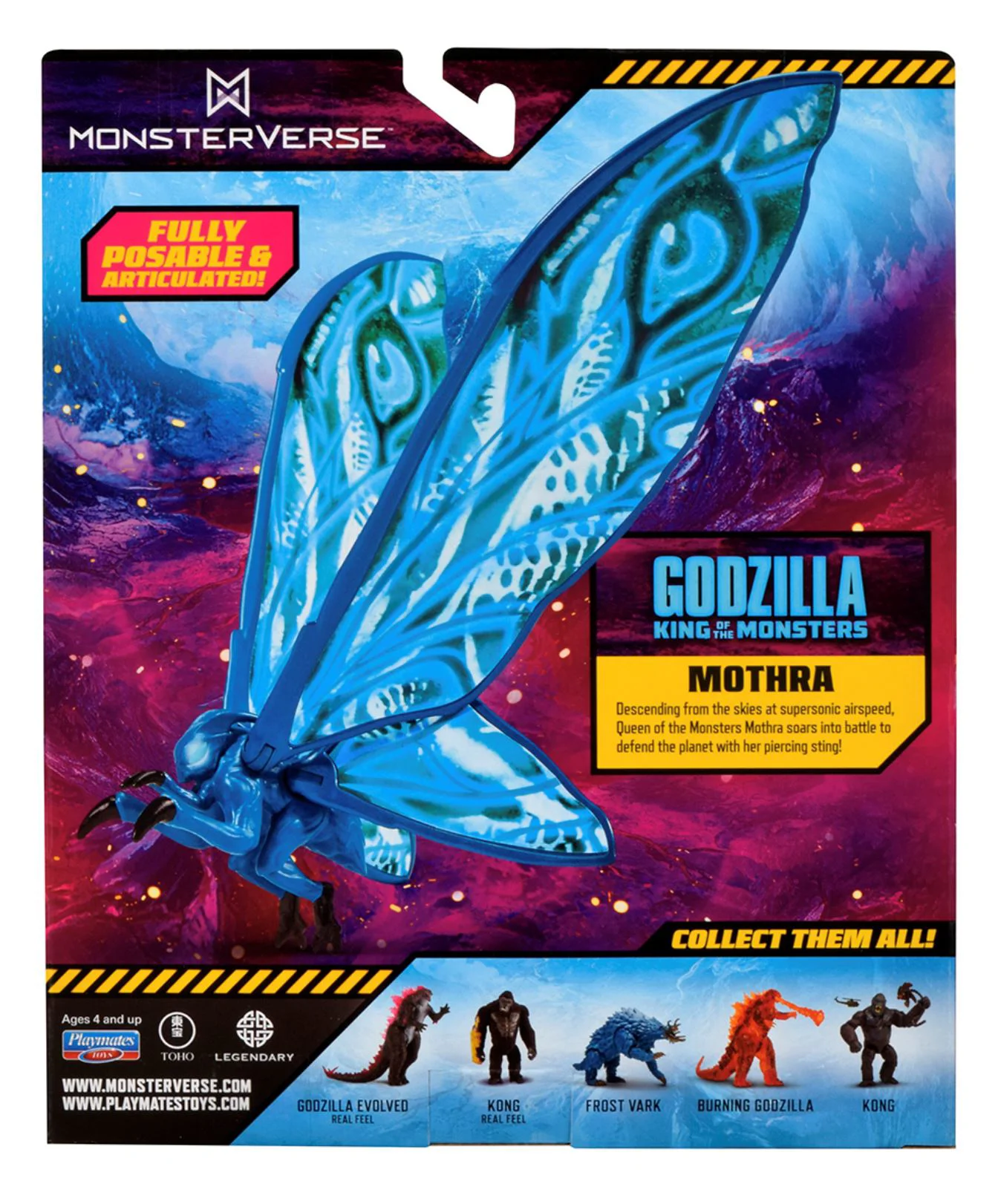 Figurina Godzilla vs. Kong Mothra S2, 15 cm foto