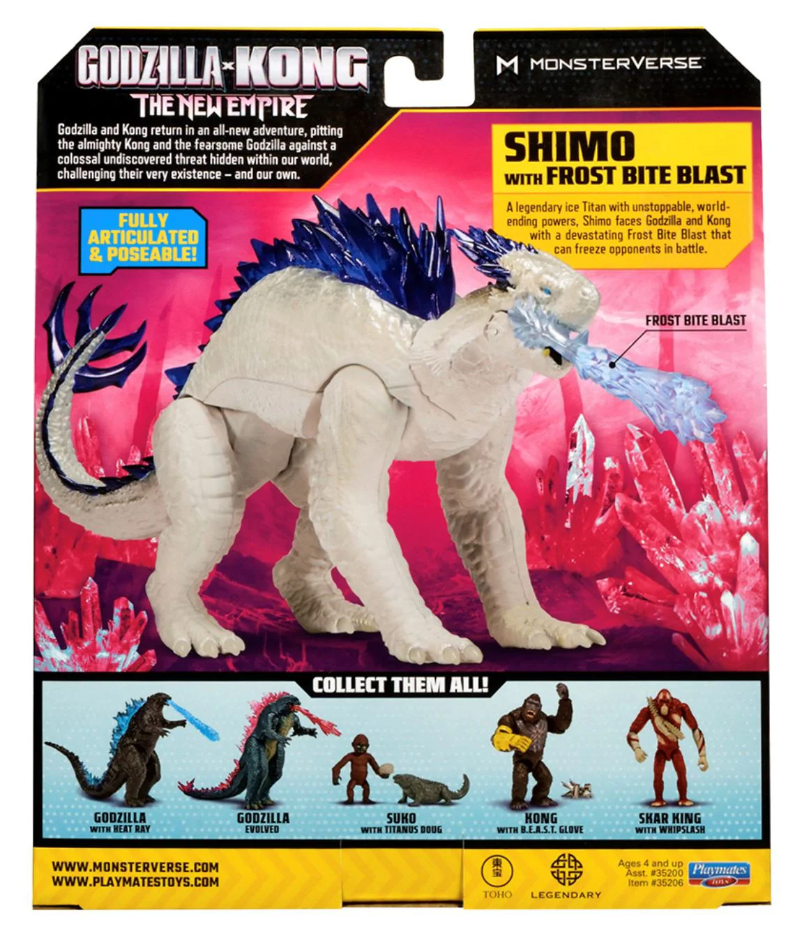 Figurina Godzilla vs. Kong Shimo cu articulatii, 15 cm foto