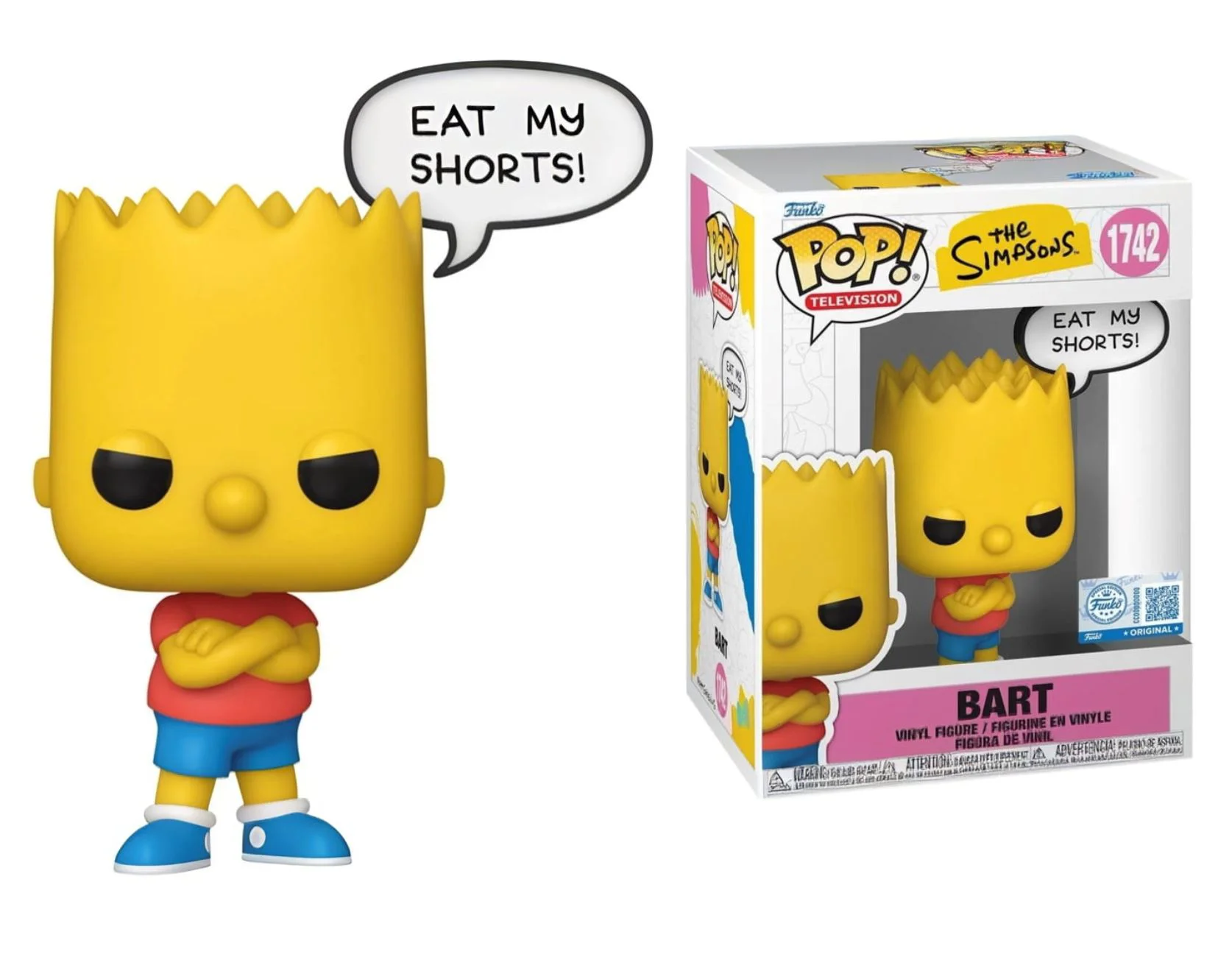 Фигурка Funko Pop Bart The Simpsons, 9 см foto