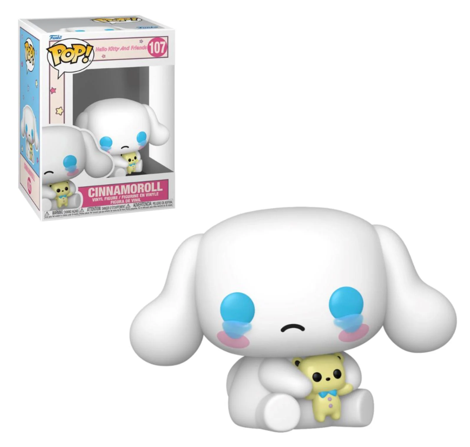 Figurina Funko Pop Cinnamoroll trist cu jucarie, 9 cm foto
