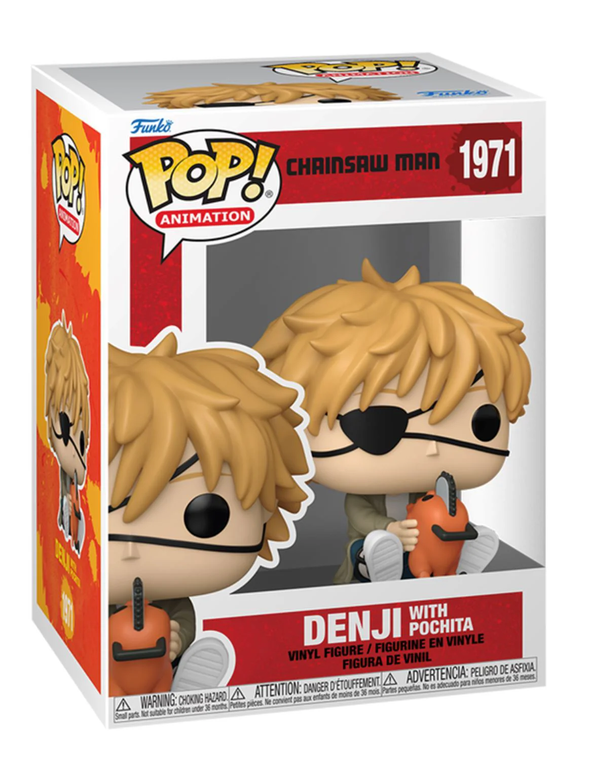 Коллекционная фигурка Funko Pop Denji с Pochita, 9 см foto