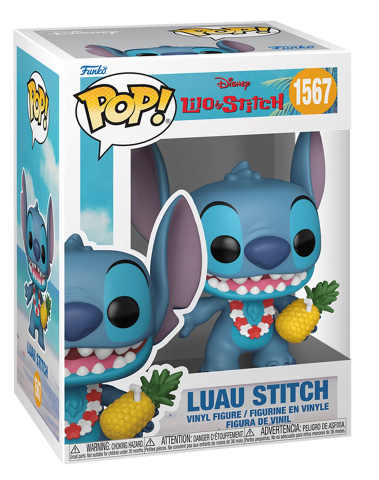 Figurina Funko Pop Luau Stitch, 9 cm foto