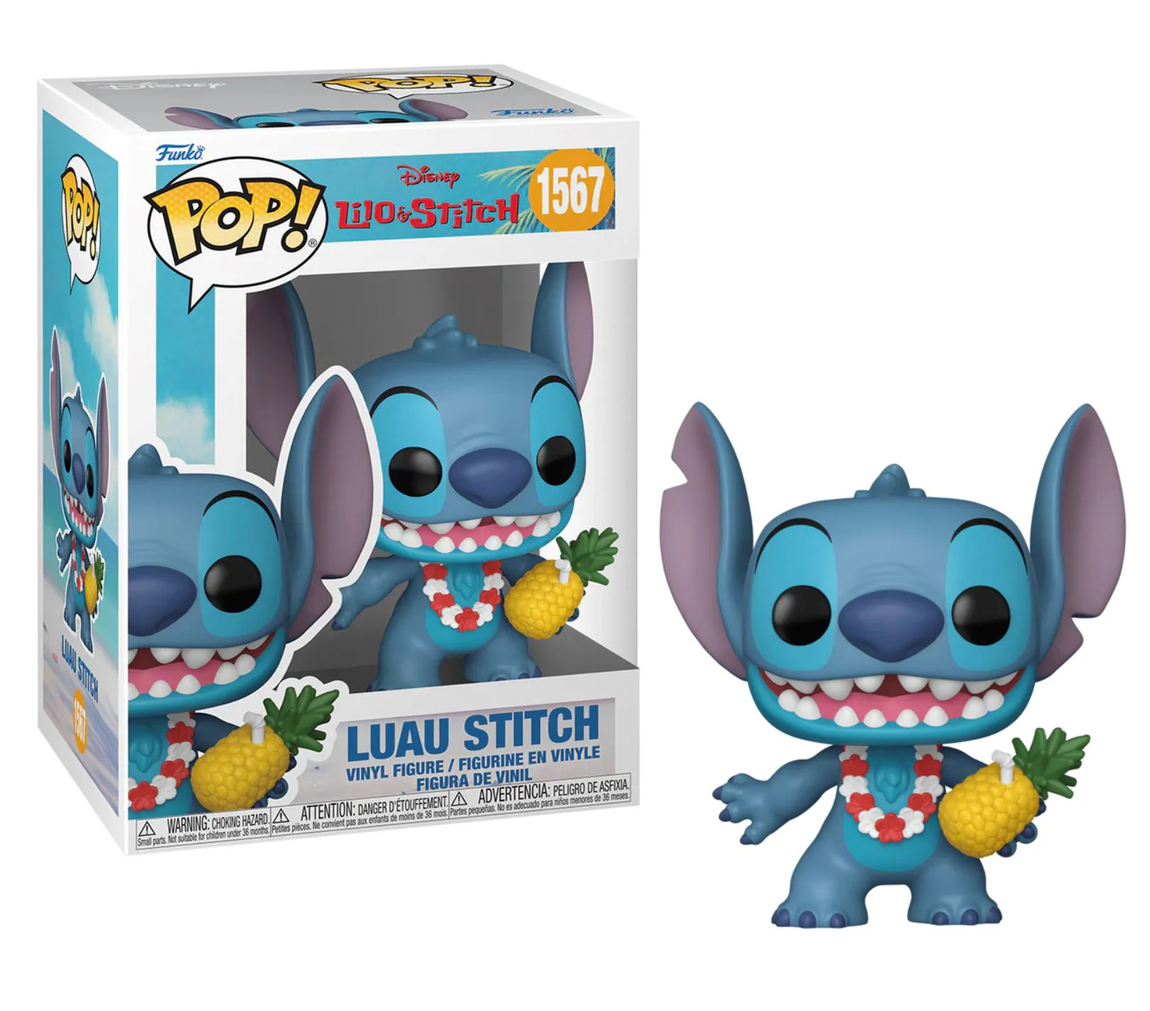Figurina Funko Pop Luau Stitch, 9 cm foto