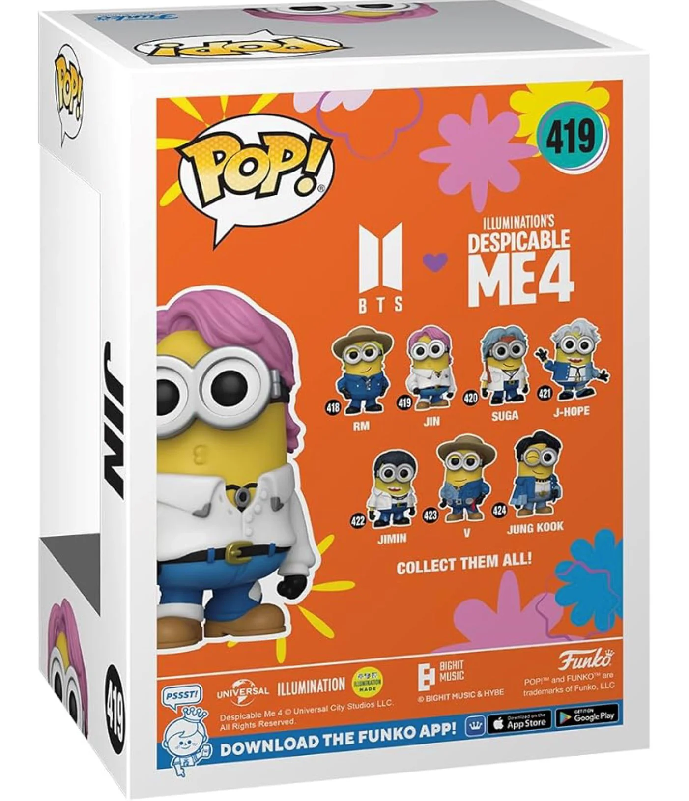 Figurina de colectie Funko Pop Jin, 11 cm foto