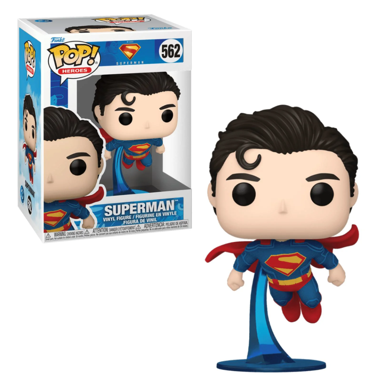 Figurina de colectie Funko Pop Superman in zbor, 11 cm foto