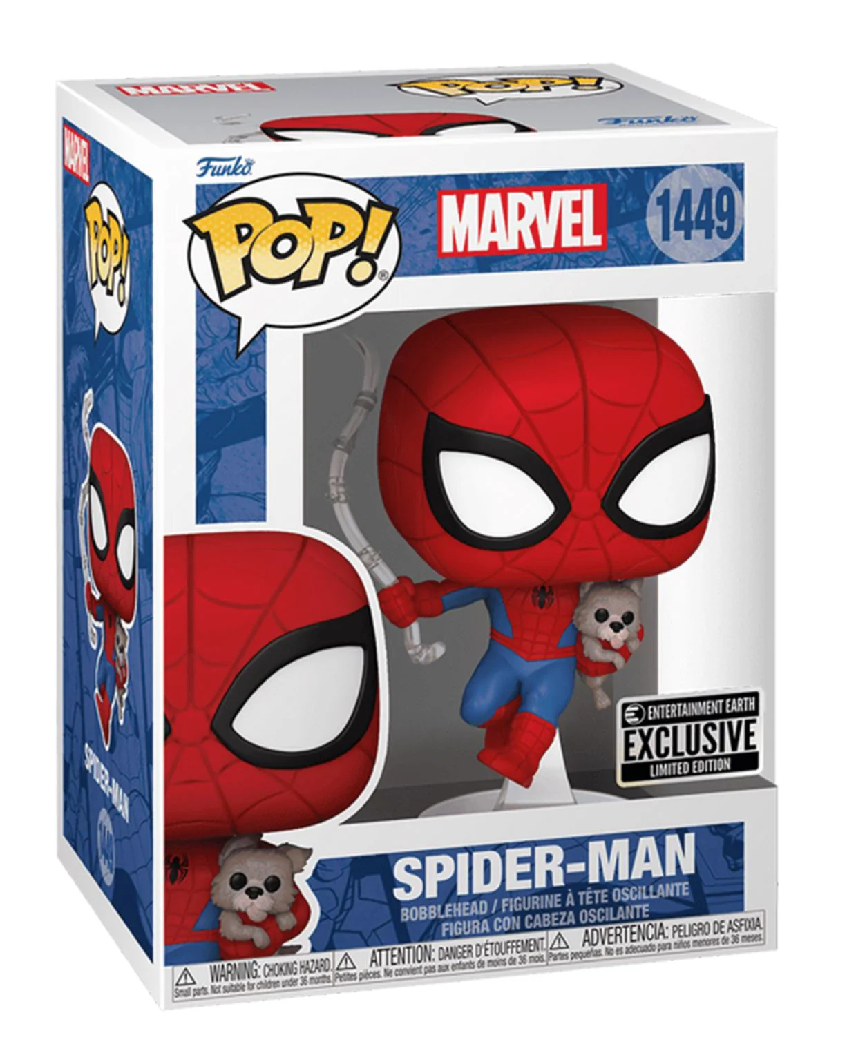 Figurina de colectie Funko Pop Spider-man cu caine, 11 cm foto