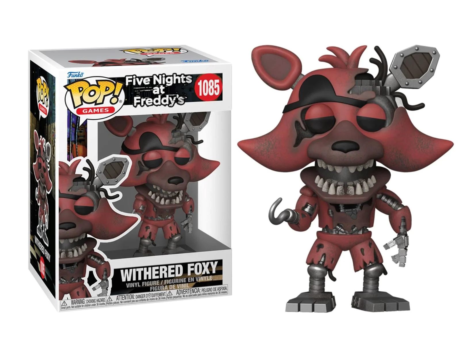 Figurina de colectie Funko Pop Withered Foxy, 11 cm foto