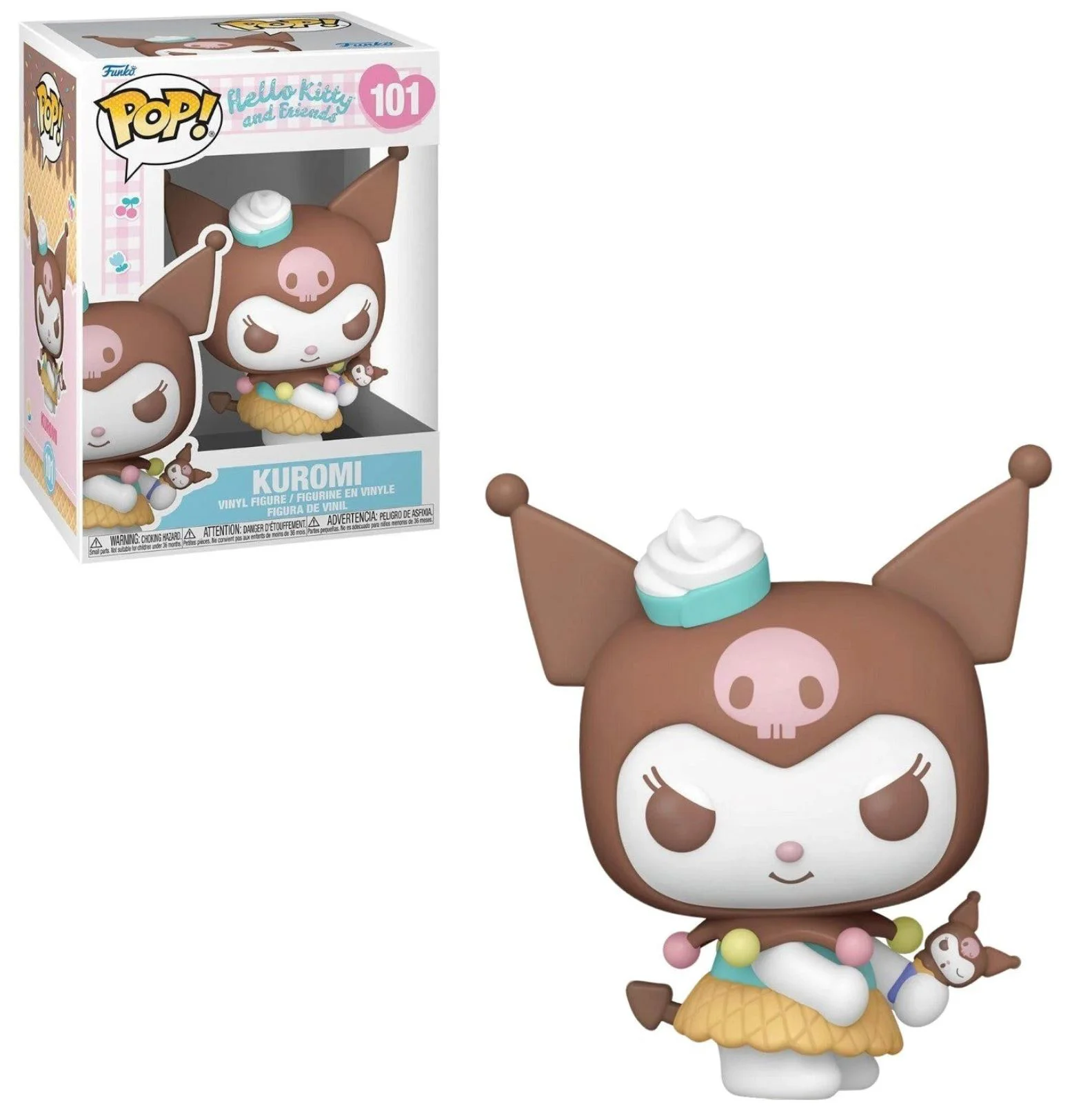 Figurina Funko Pop Kuromi seria Hello Kitty, 9 cm foto