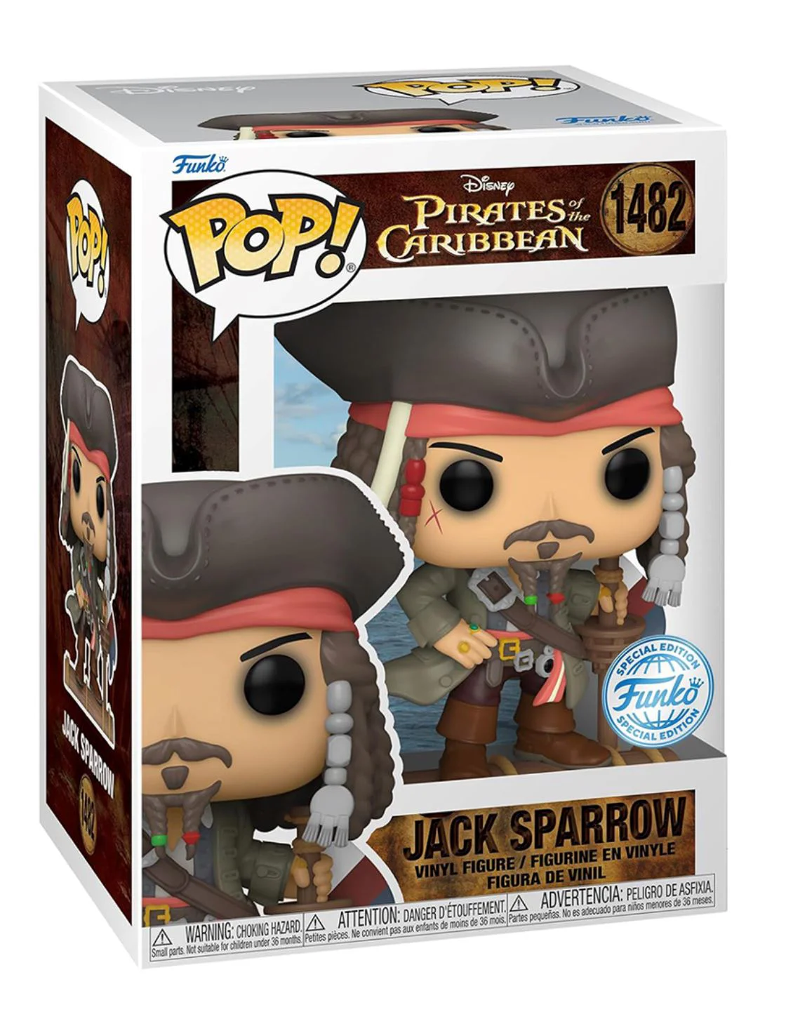 Фигурка Funko Pop Джек Воробей, 9 см foto