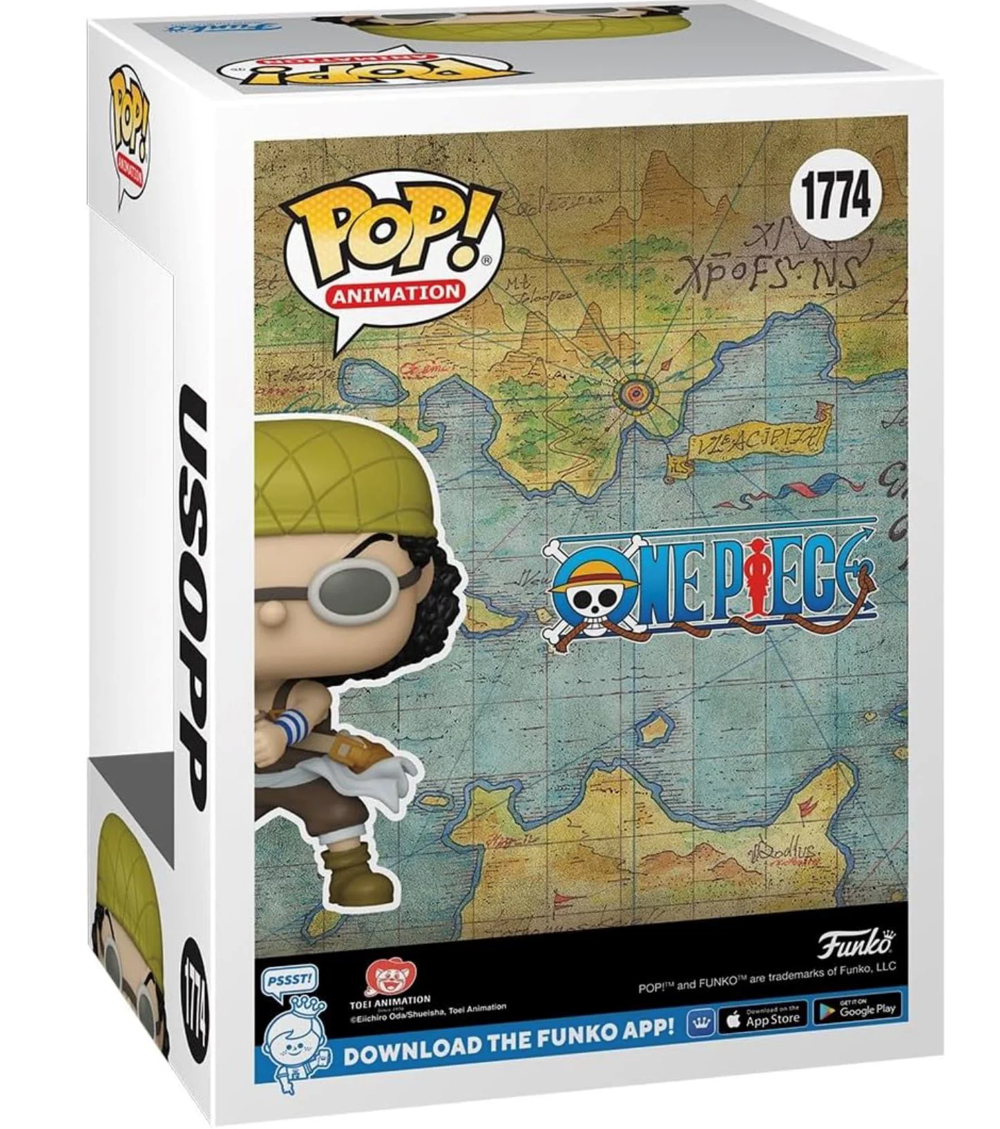Figurina Funko Pop Usopp seria One Piece, 9 cm foto