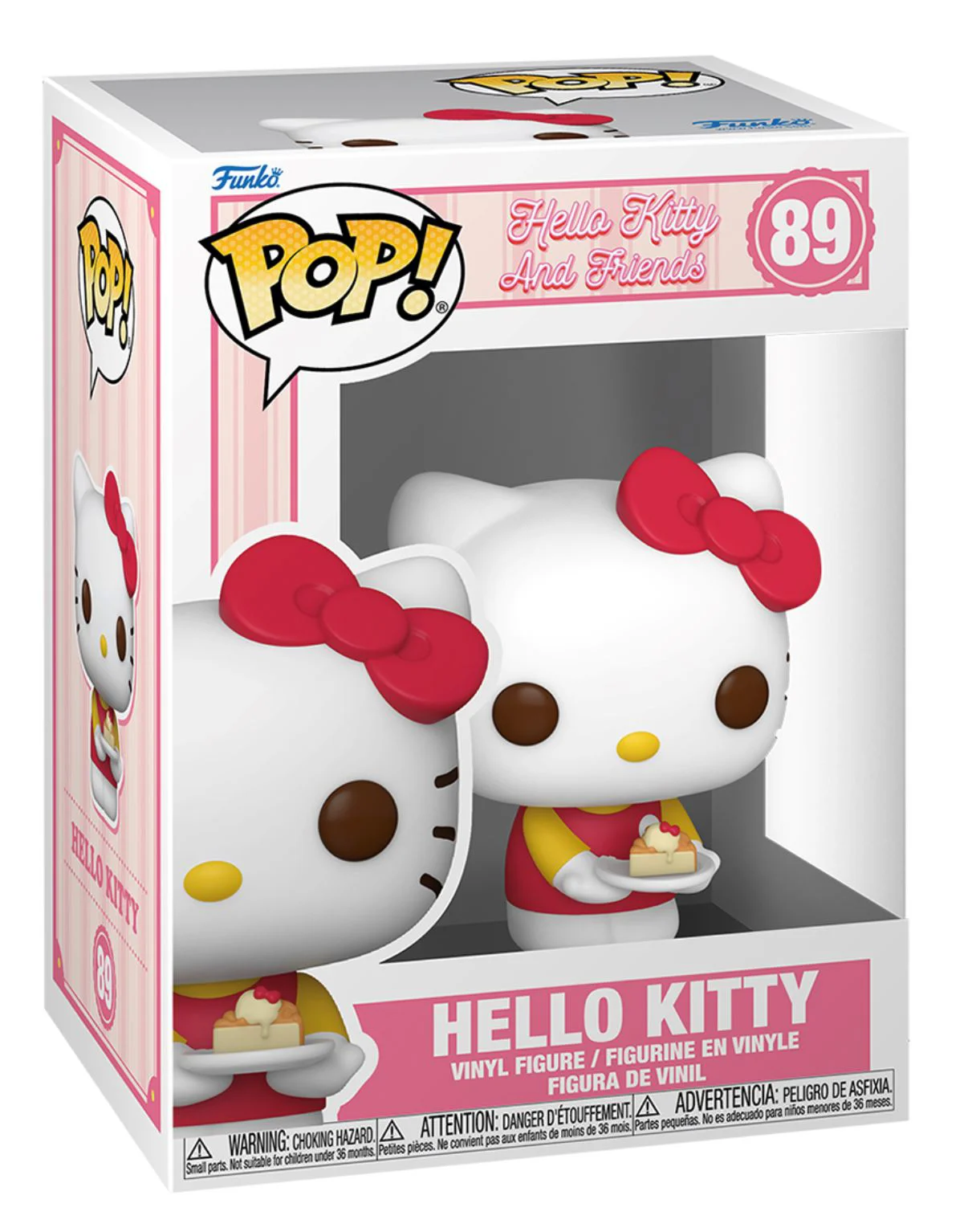 Figurina Funko Pop Hello Kitty cu felie de tort, 9 cm foto