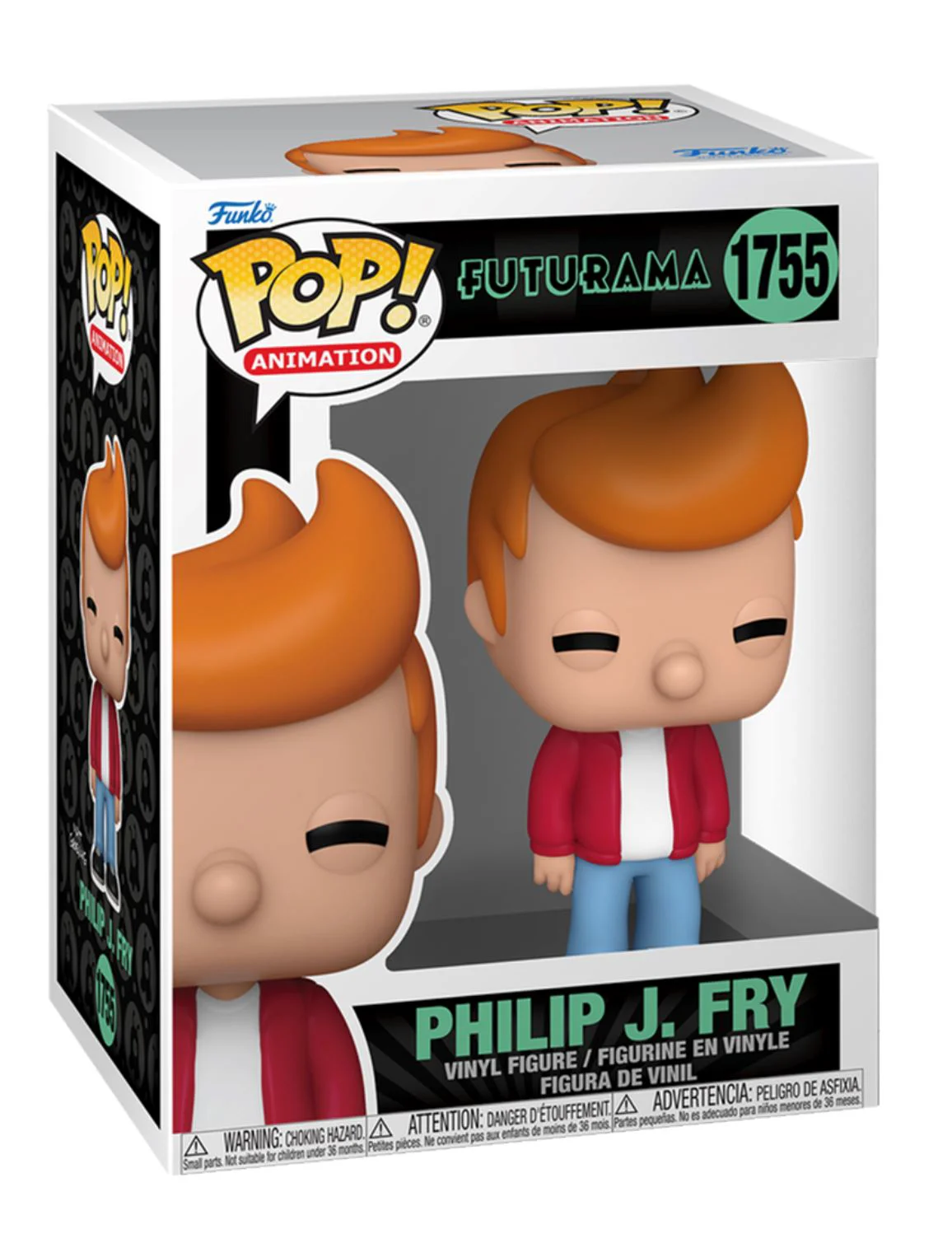 Figurina de colectie Funko Pop Philip J. Fry, 9 cm foto
