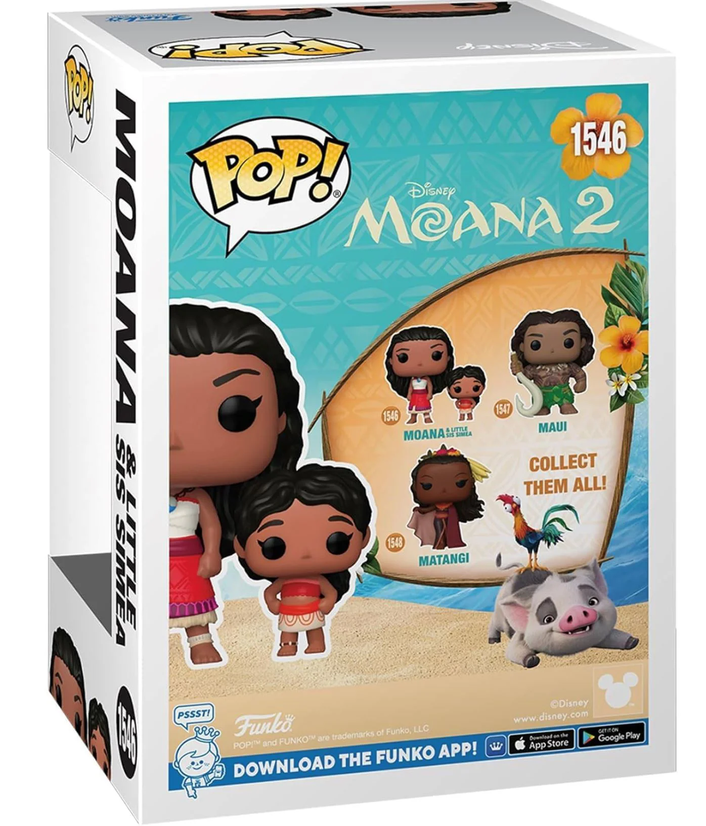 Figurina Funko Pop Moana si Simea, 9 cm foto