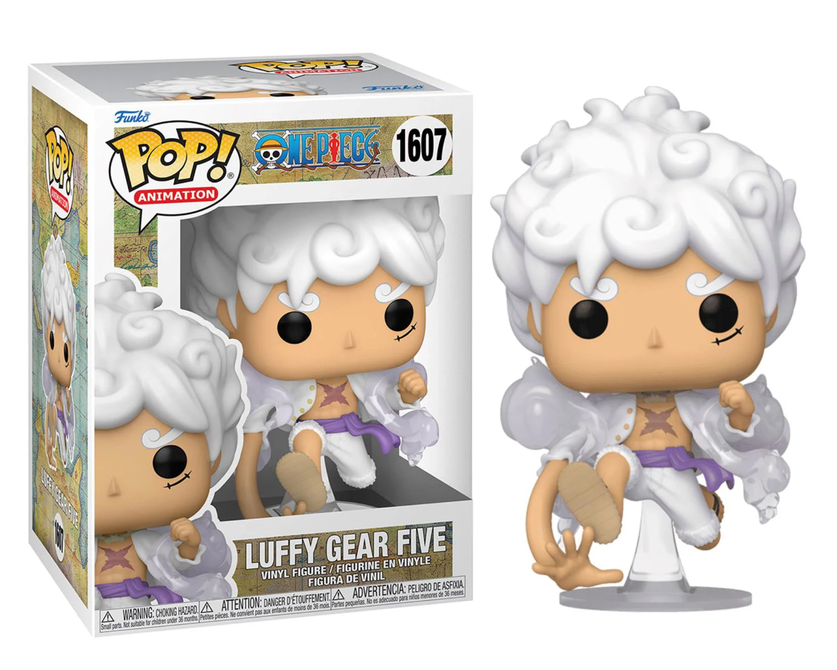 Figurina Funko Pop Luffy Gear Five, 2 tipuri foto