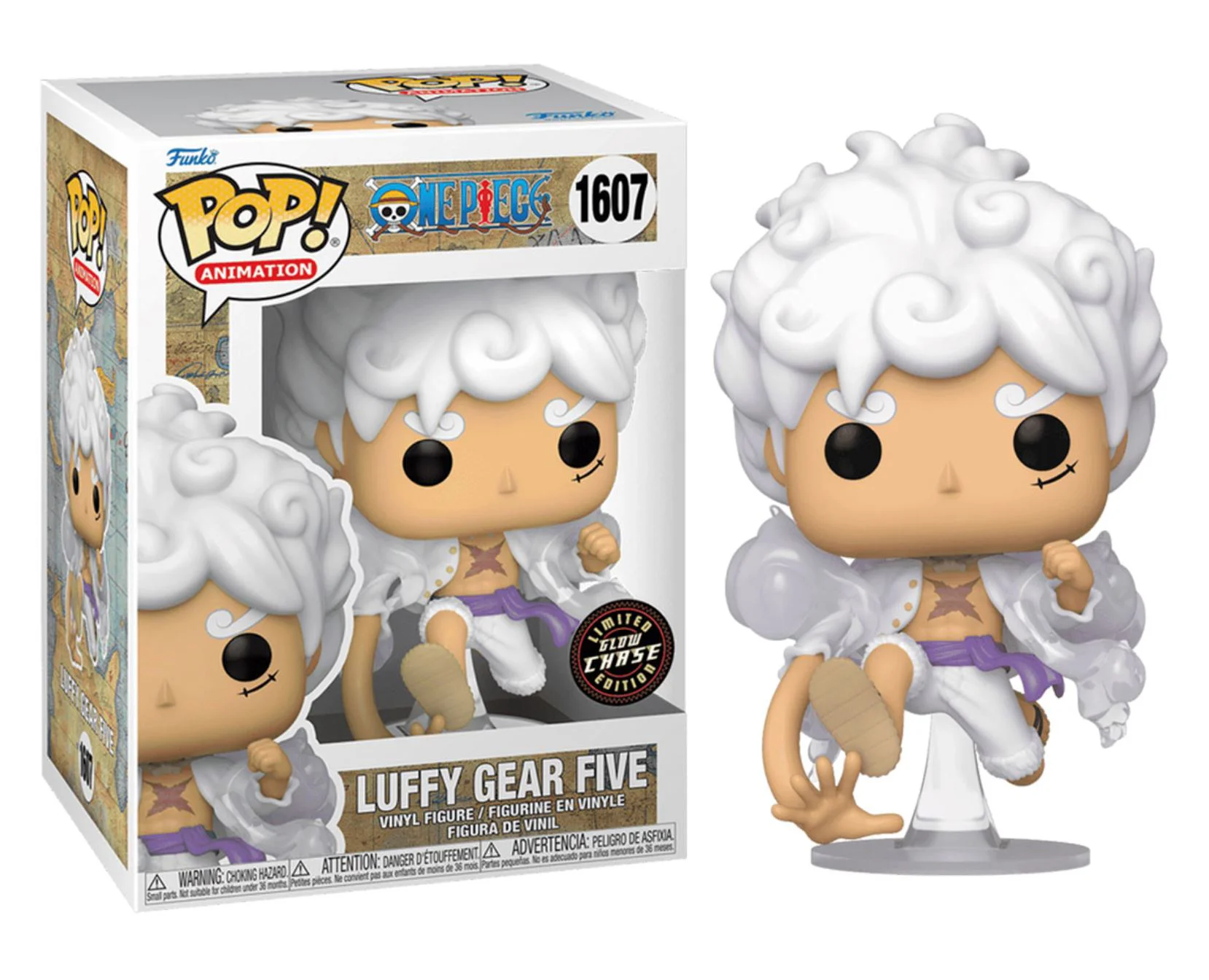 Figurina Funko Pop Luffy Gear Five, 2 tipuri foto