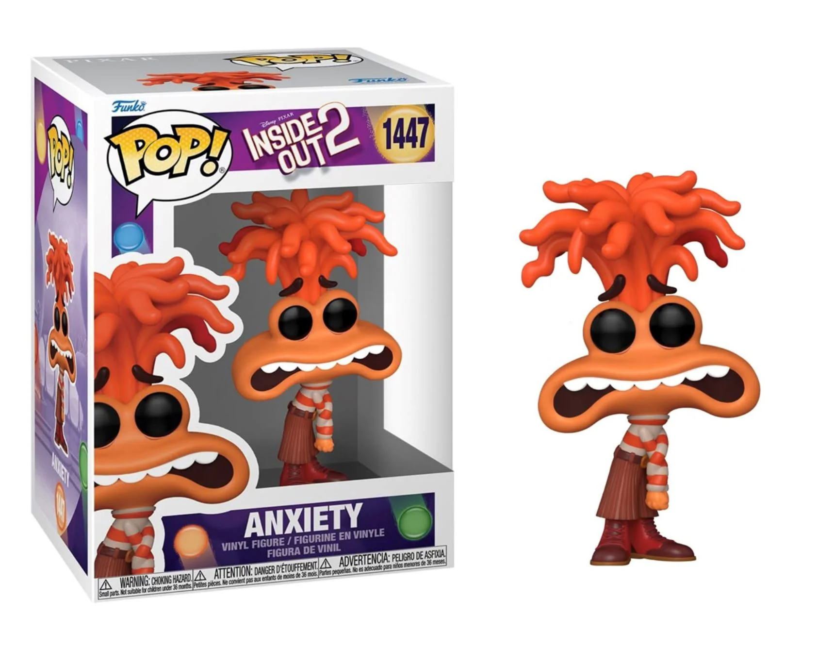 Figurina Funko Pop Anxiety, 9 cm foto