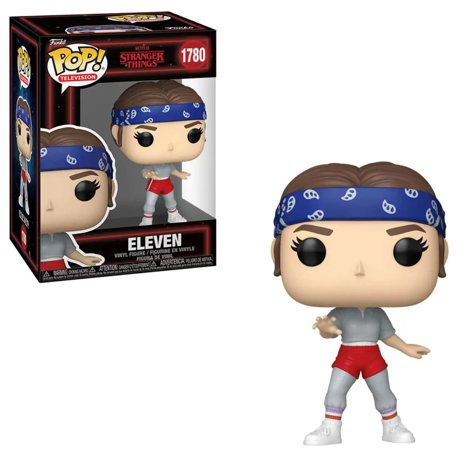 Figurina de colectie Funko Pop Eleven cu bandana, 9 cm foto