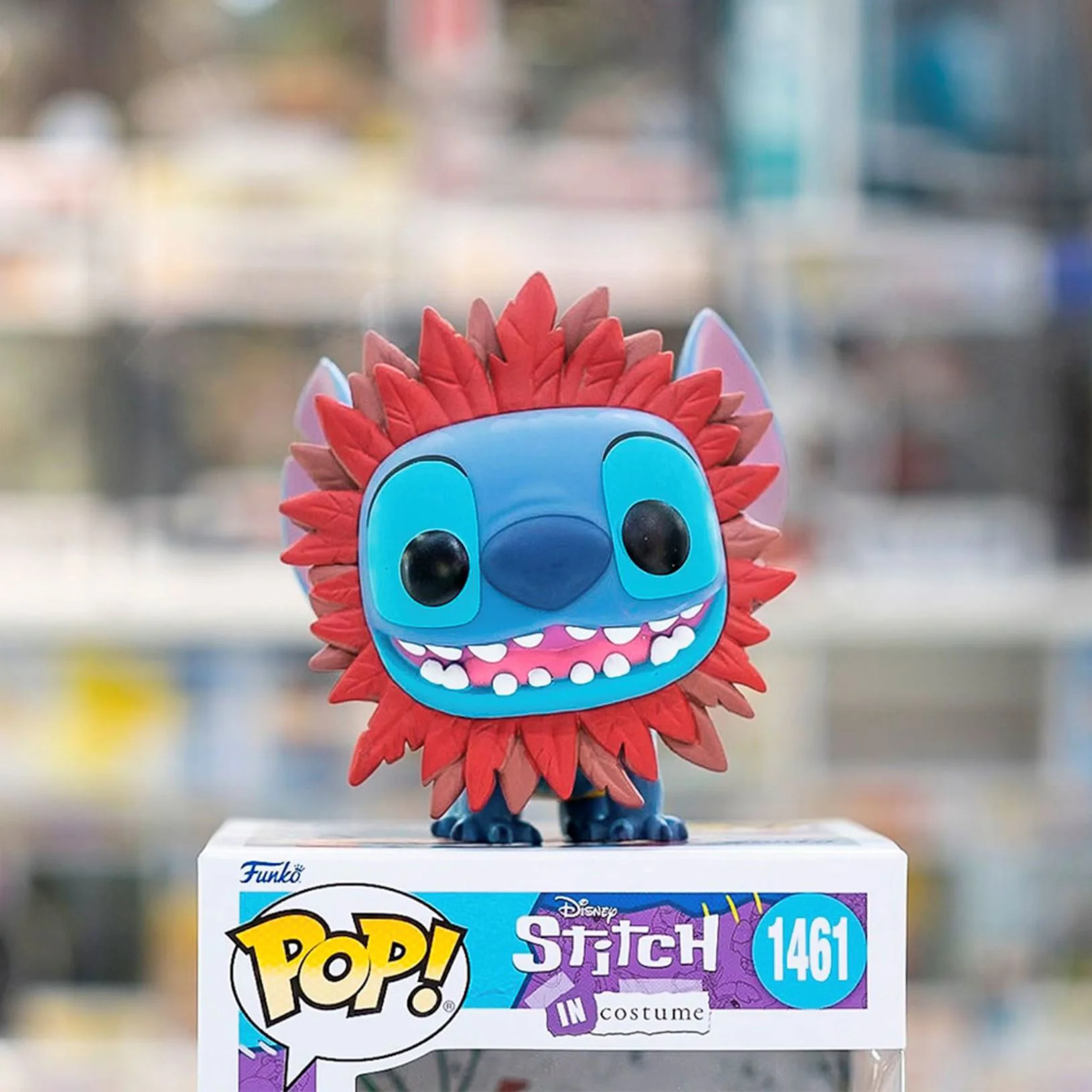 Figurina Funko Pop Stitch in costum Simba, 9 cm foto