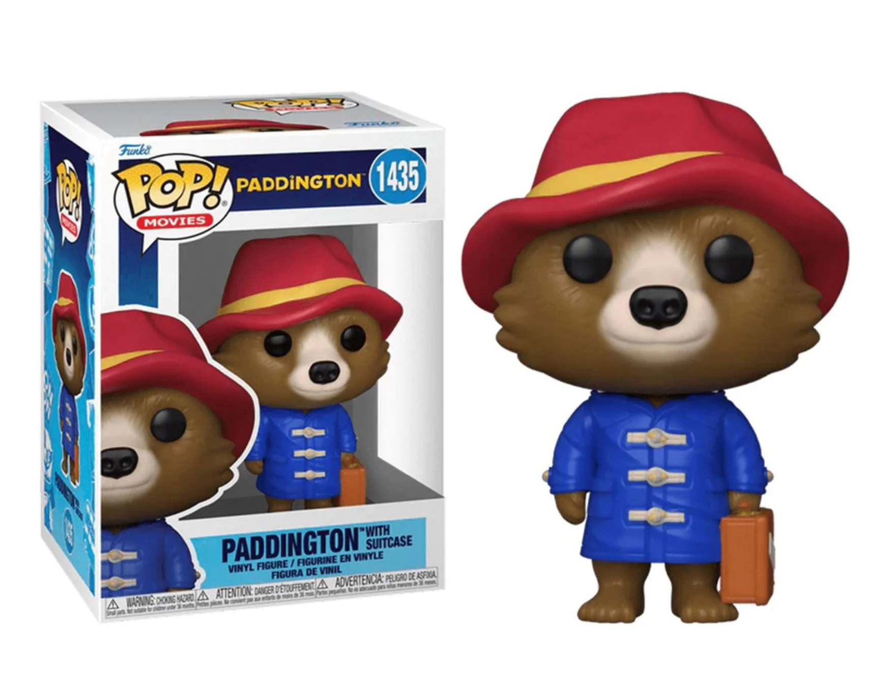 Figurina Funko Pop Paddinhton cu valiza, 10 cm foto