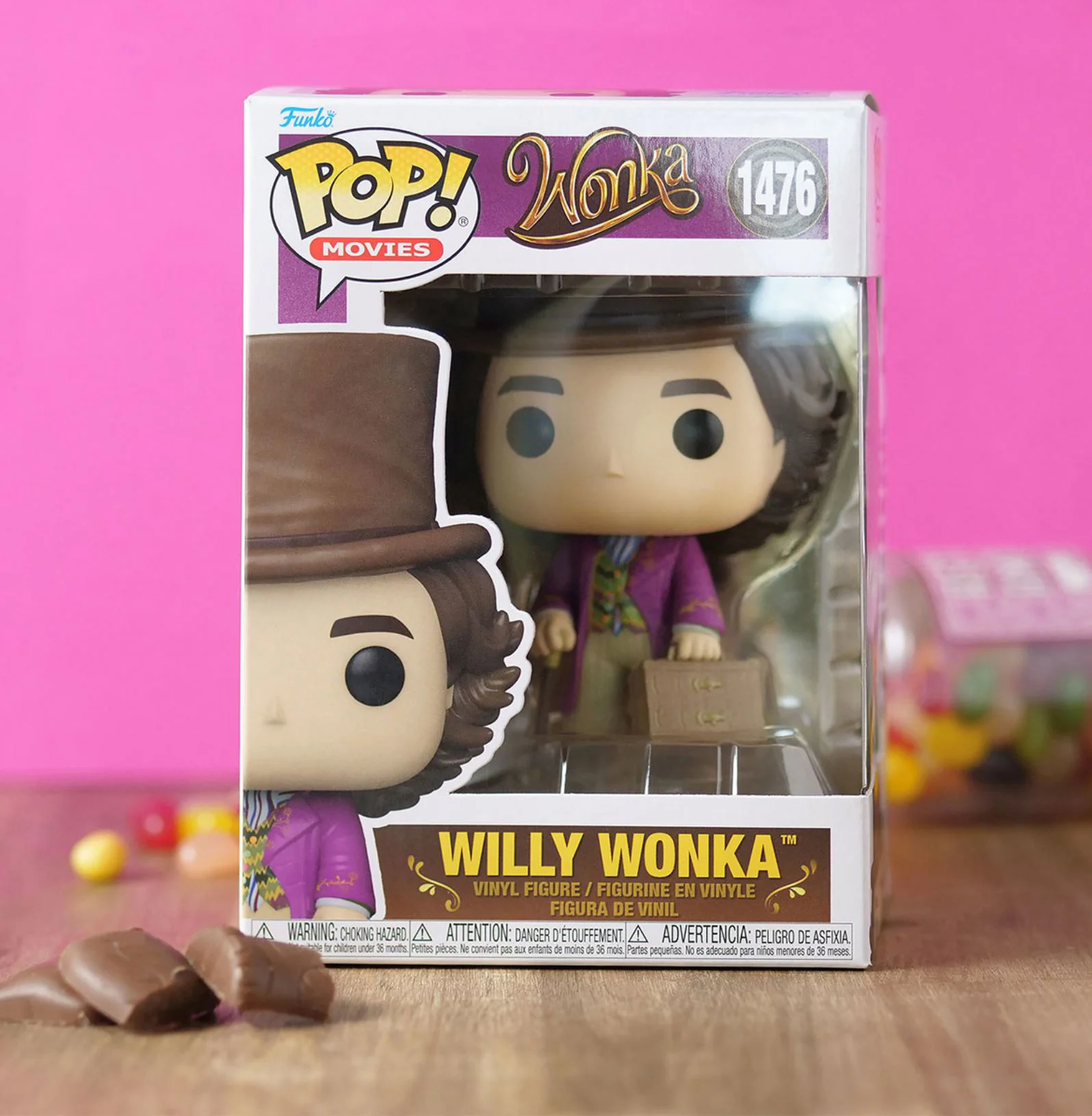 Figurina de colectie Funko Pop Willy Wonka, 9 cm foto