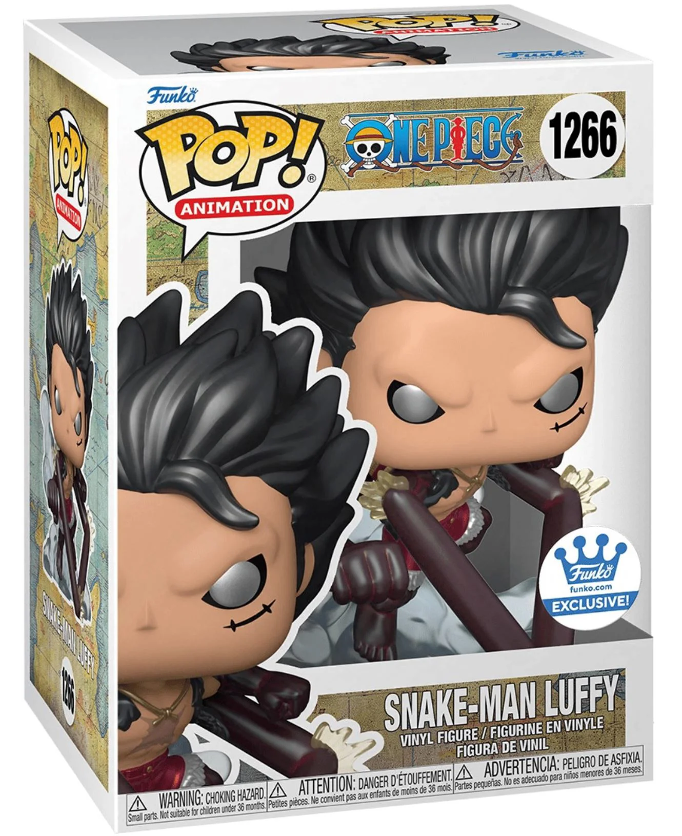 Figurina Funko Pop Snake-Man Luffy, 9 cm foto