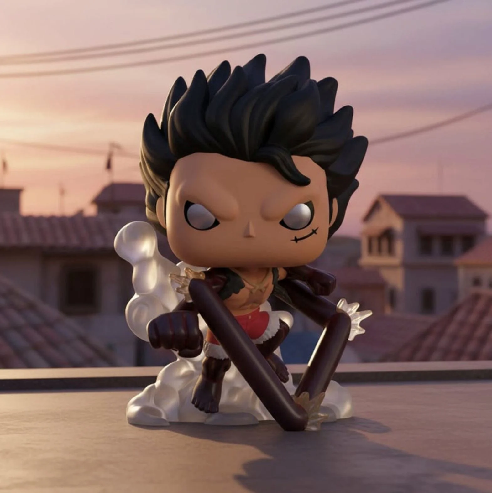 Figurina Funko Pop Snake-Man Luffy, 9 cm foto