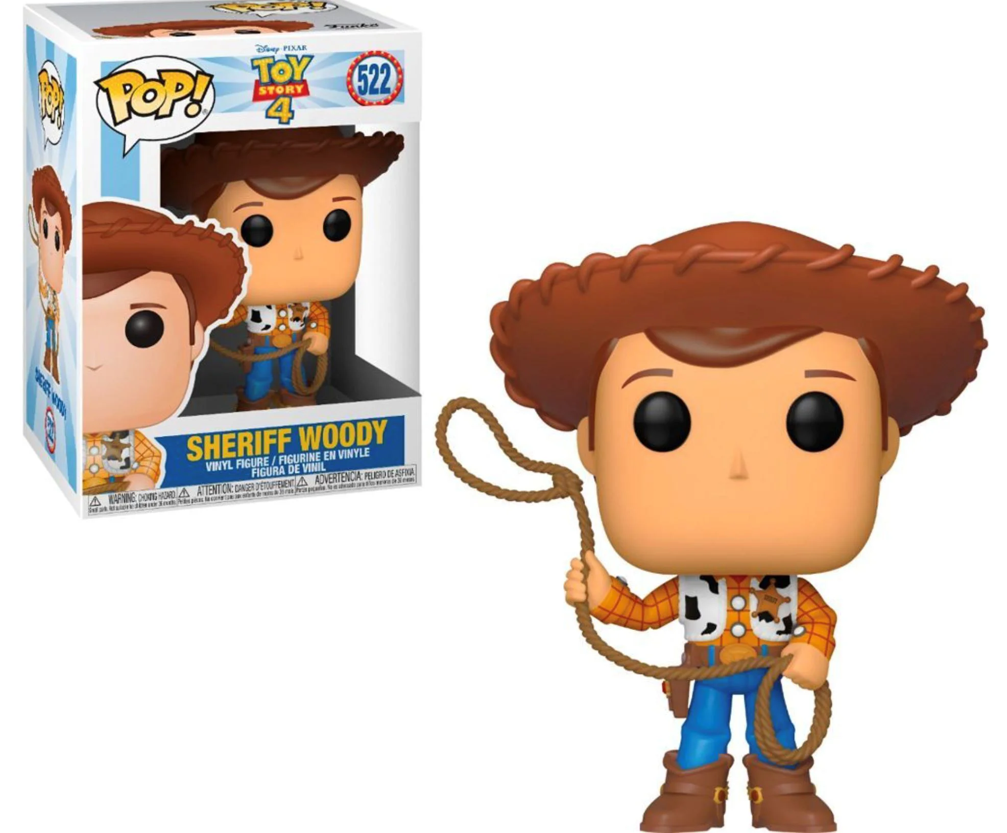 Figurina de colectie Funko Pop Sheriff Woody, 9 cm foto