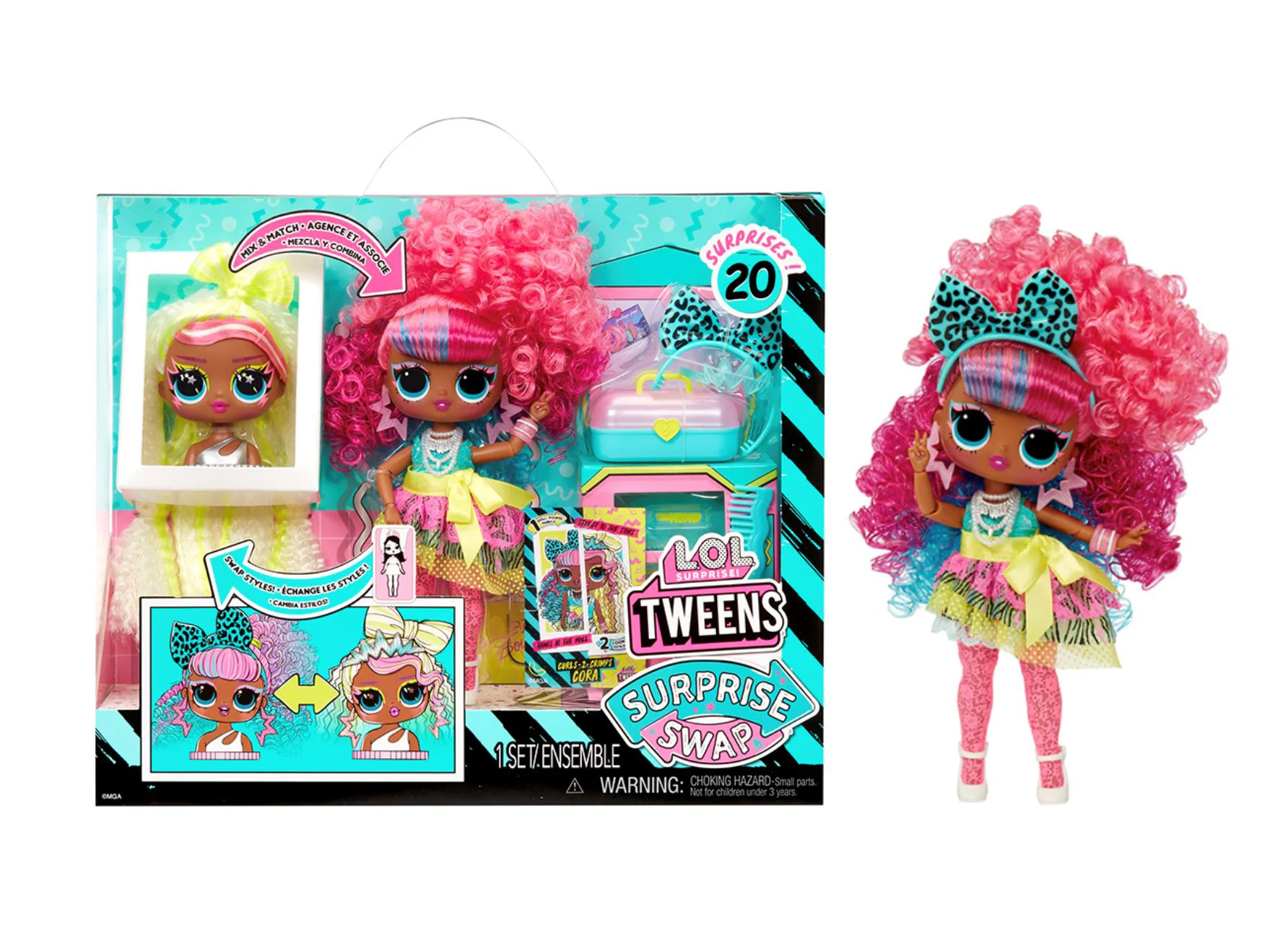 Papusa L.O.L. Surprise Tweens, Crimps Cora, 16 cm foto