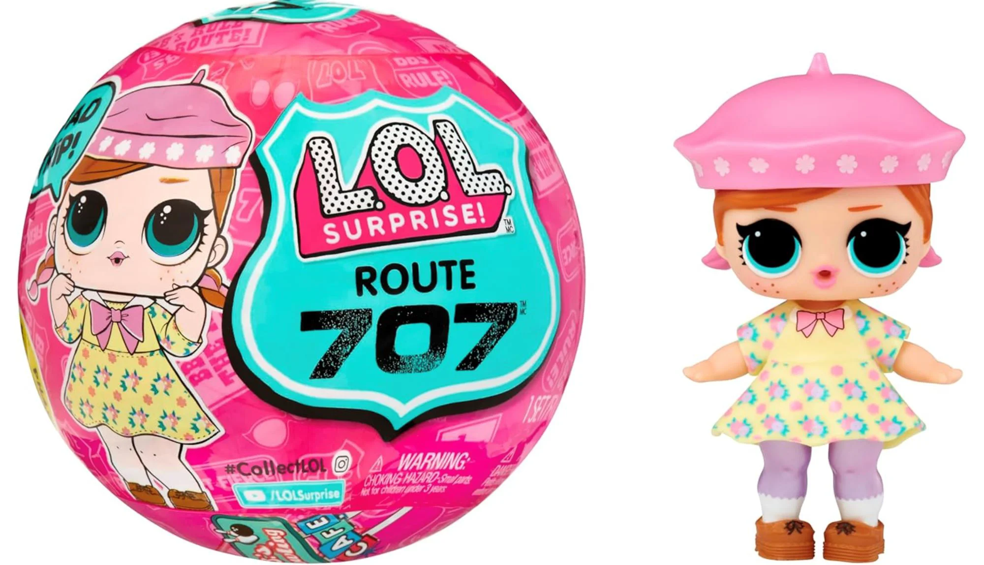 Papusica L.O.L. Surprise Route 707, 9 cm foto