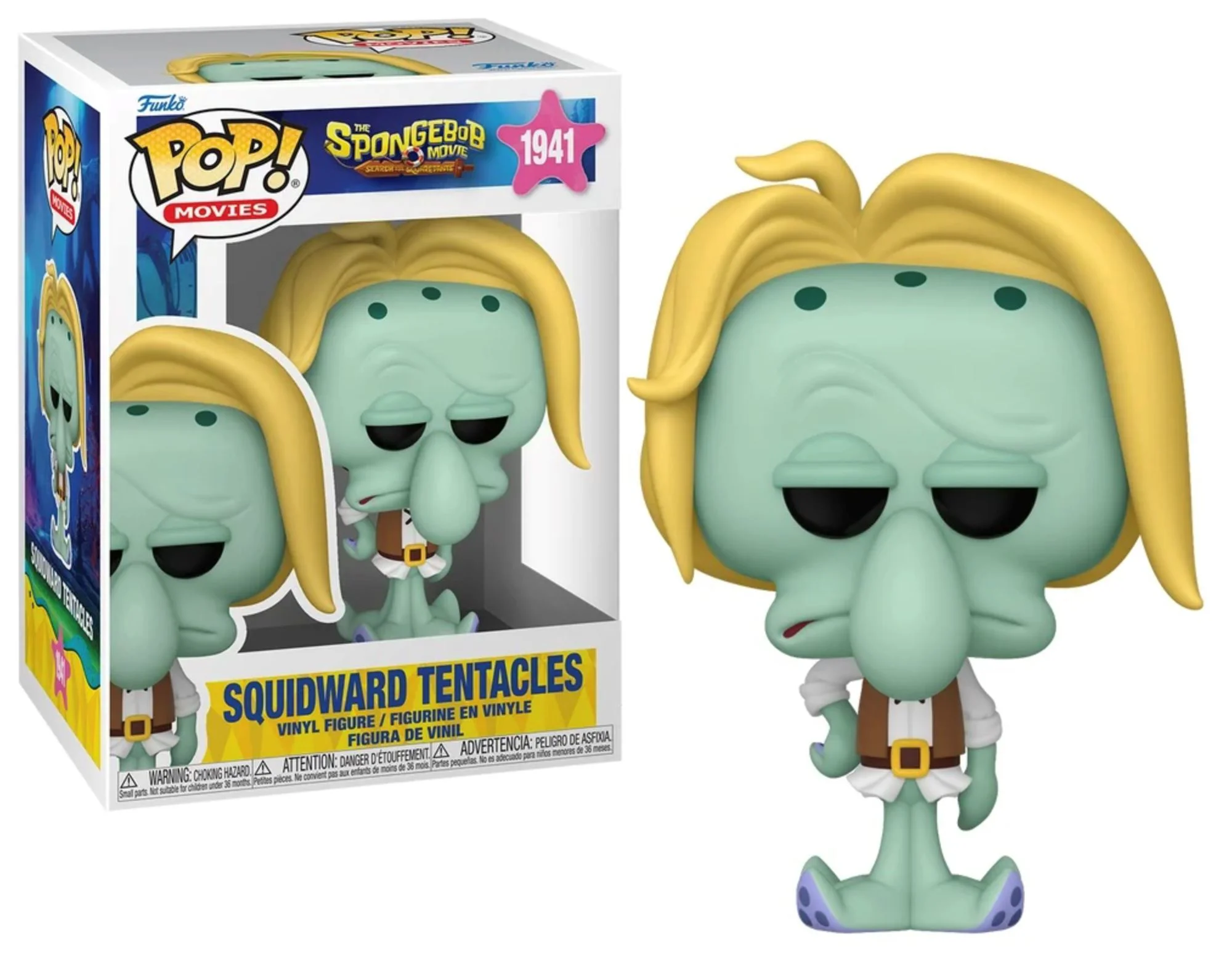 Figurina de colectie Funko Pop Pirate Squidward, 9 cm foto