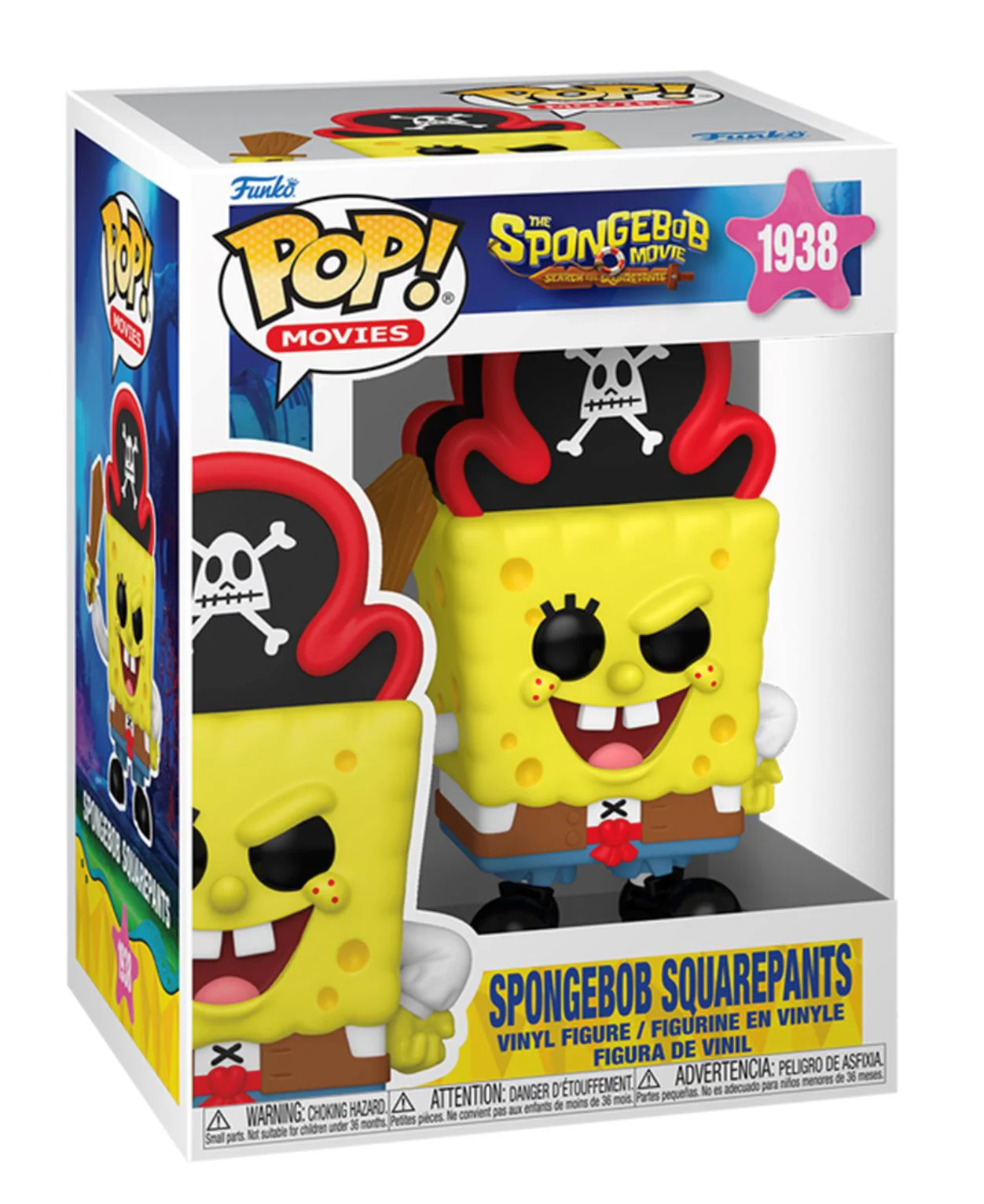 Figurina de colectie Funko Pop Pirate SpongeBob, 9 cm foto
