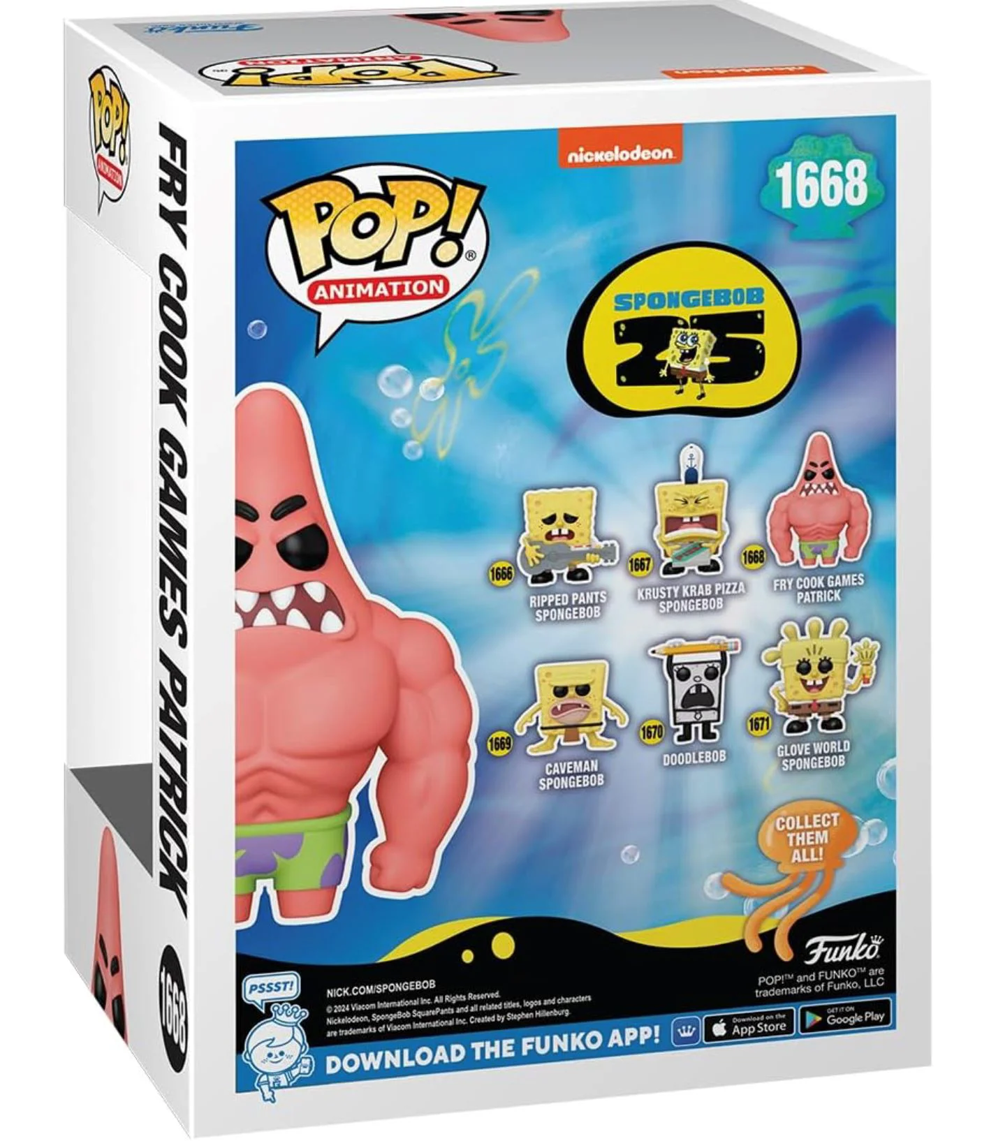 Figurina de colectie Funko Pop Patrick sportiv, 9 cm foto