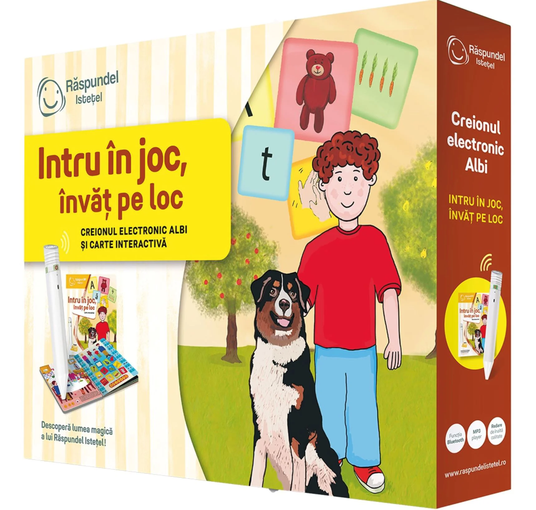Set educativ Raspundel Istetel Intru in joc invat pe loc, creion si carte 2.0 foto