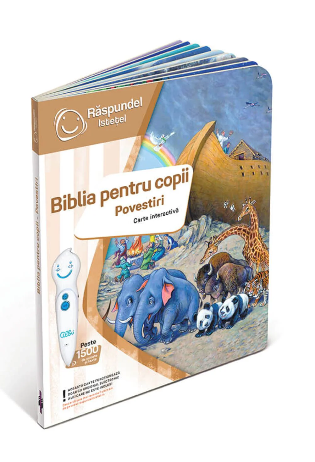 Обучающая книга Răspundel Istețel Библия для детей Истории foto