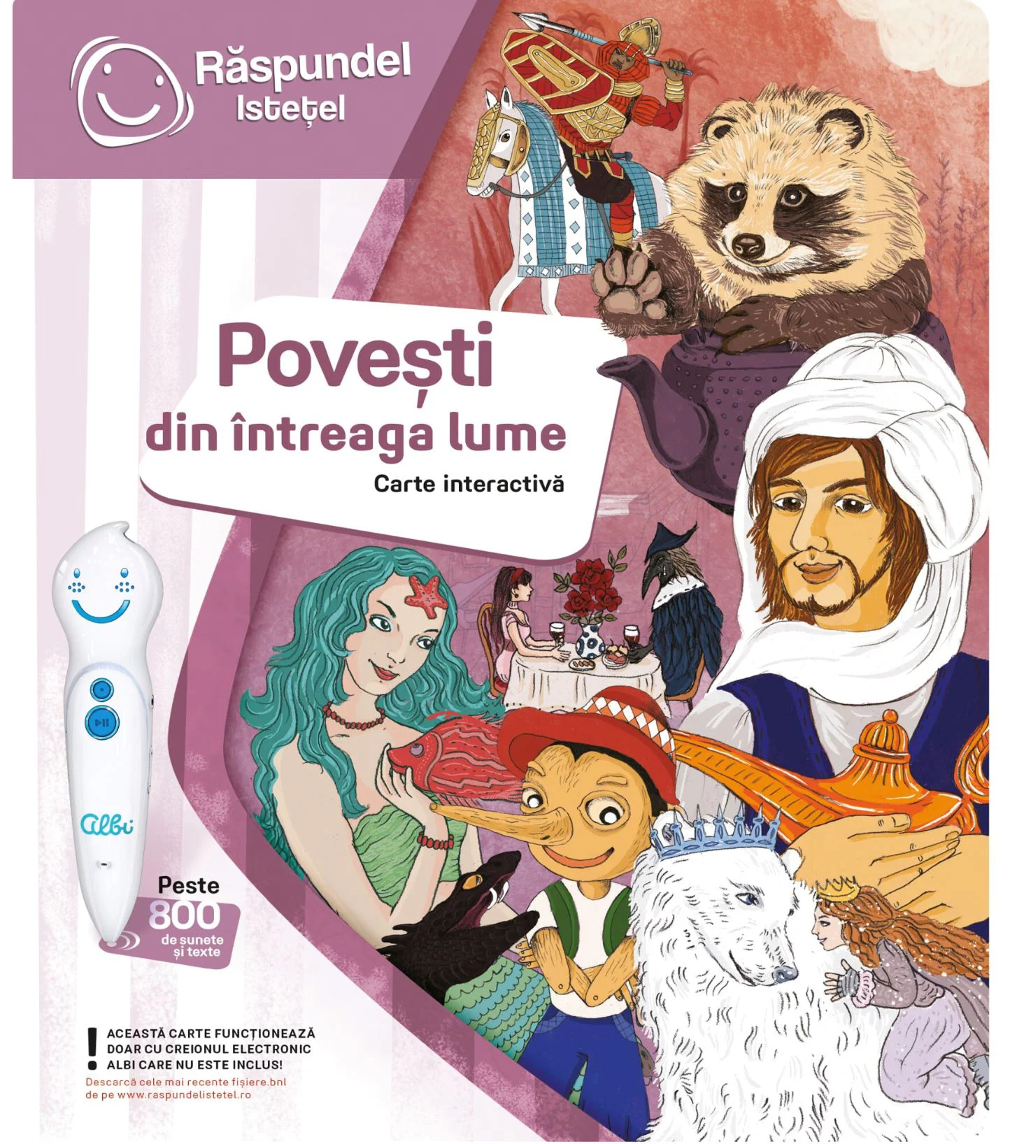 Обучающая книга Răspundel Istețel Сказки со всего мира foto