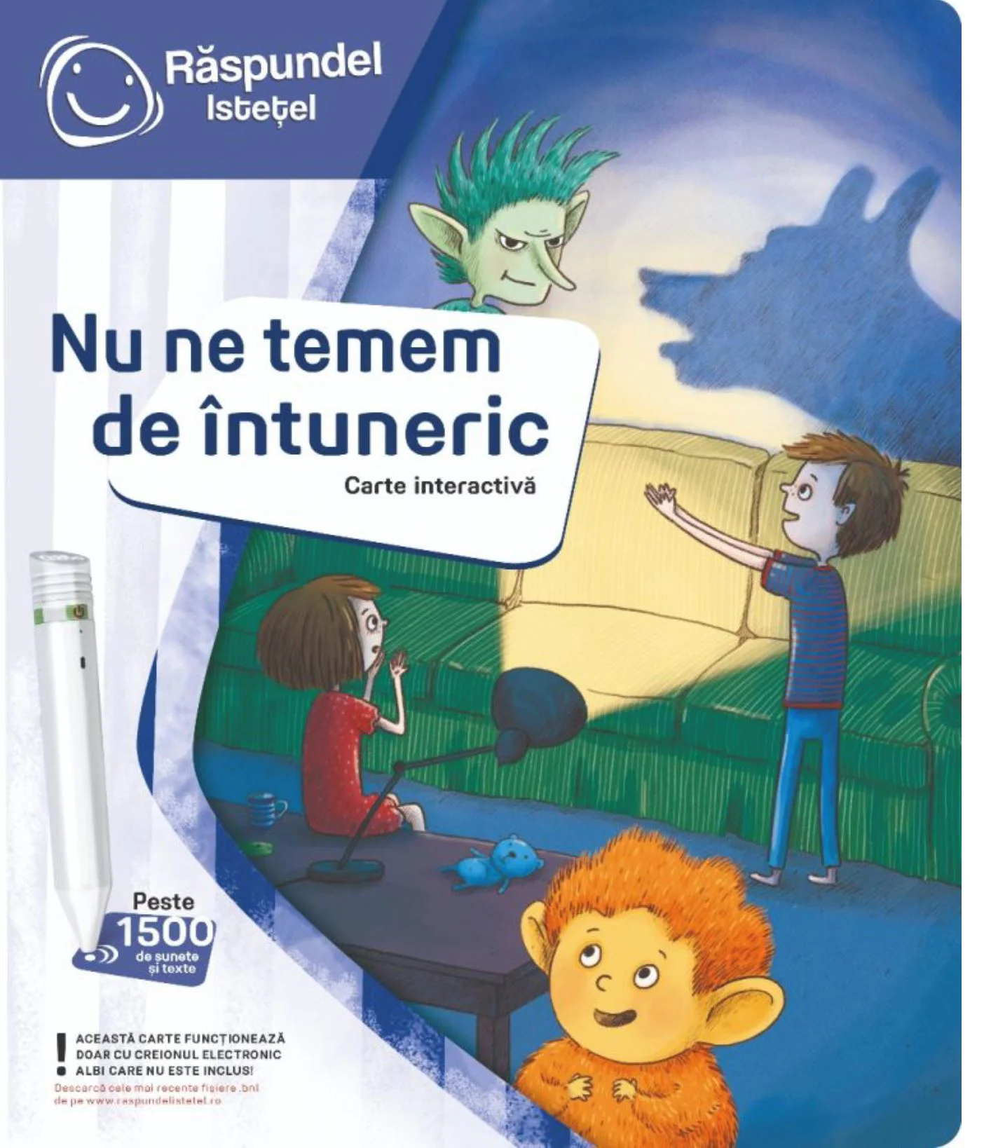 Обучающая книга Răspundel Istețel Мы не боимся темноты foto