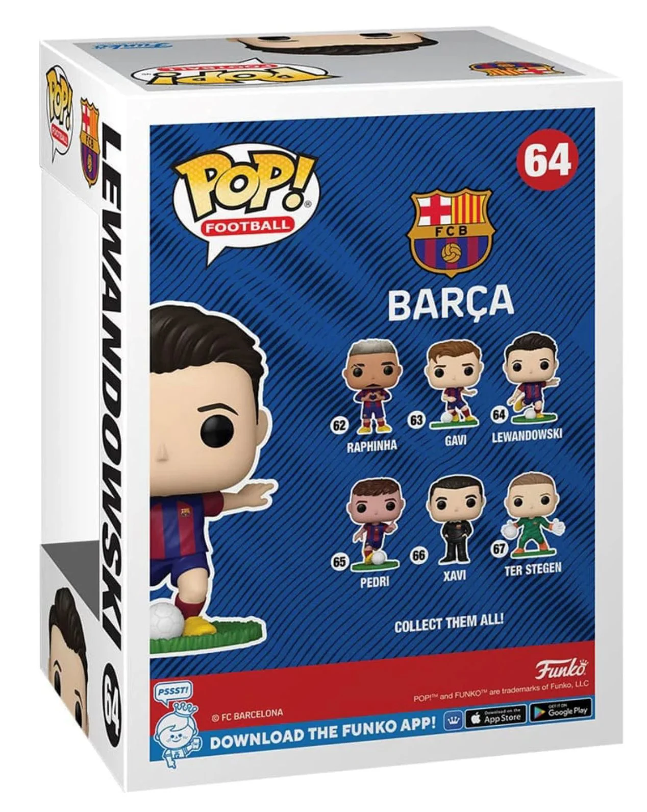Figurina de colectie Funko Pop Lewandowski, 9 cm foto