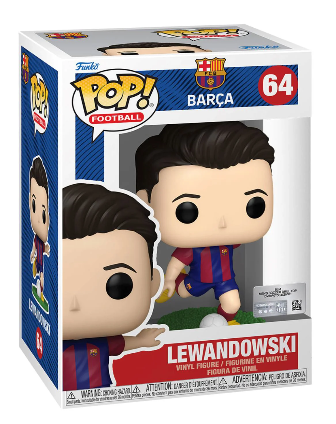 Figurina de colectie Funko Pop Lewandowski, 9 cm foto